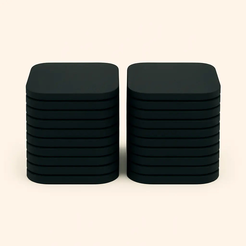 10 Pair Thin Rubber Pads