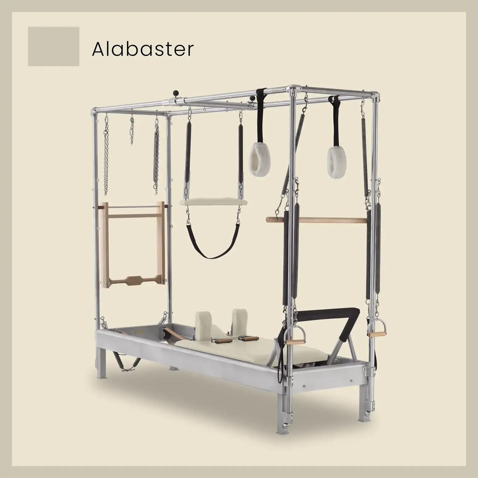 Pilates Reformer Cadillac Combo - Aluminum Full Cadillac Conversion, Insert Bed