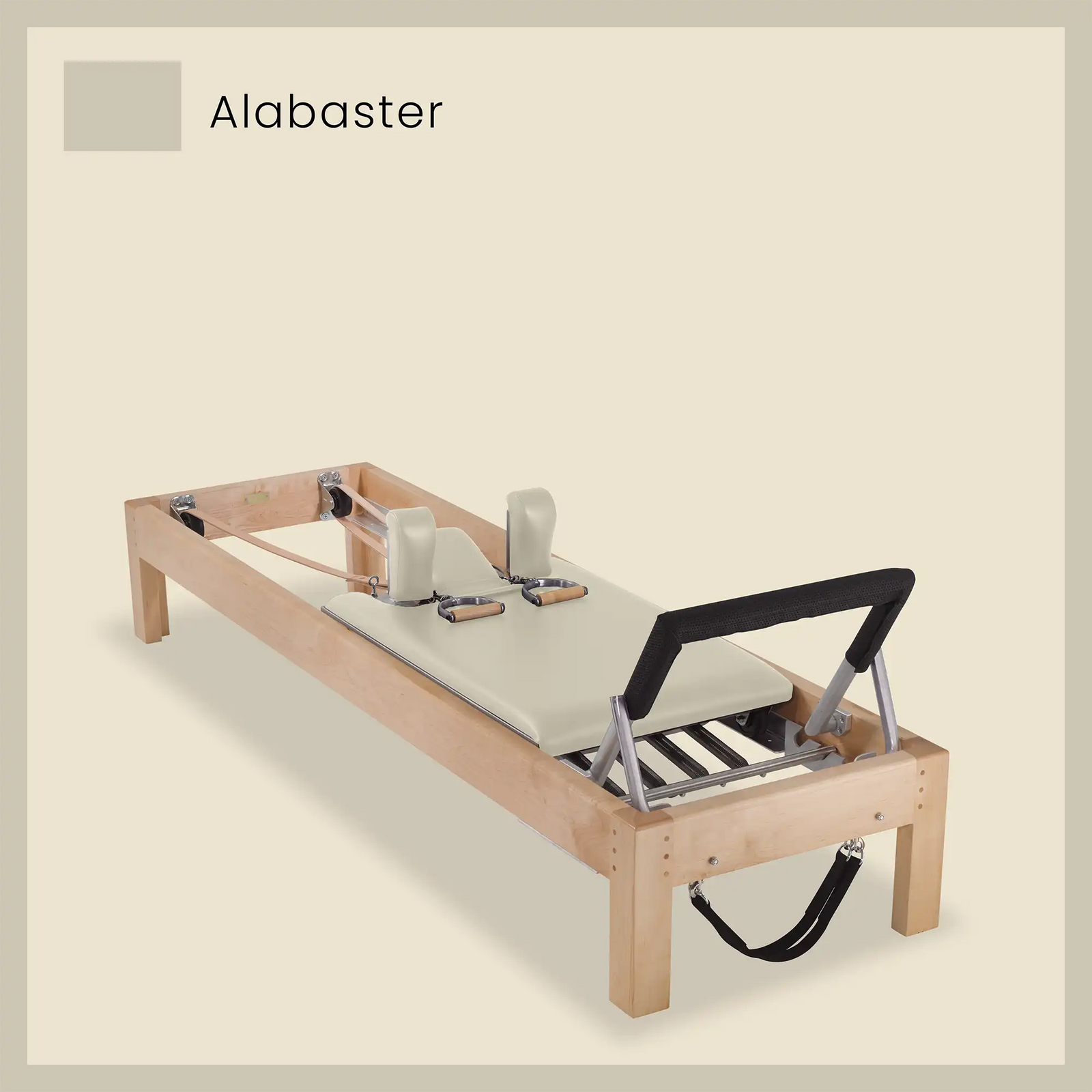 86" Designer Reformer Pilates Equipment In Maple Wood