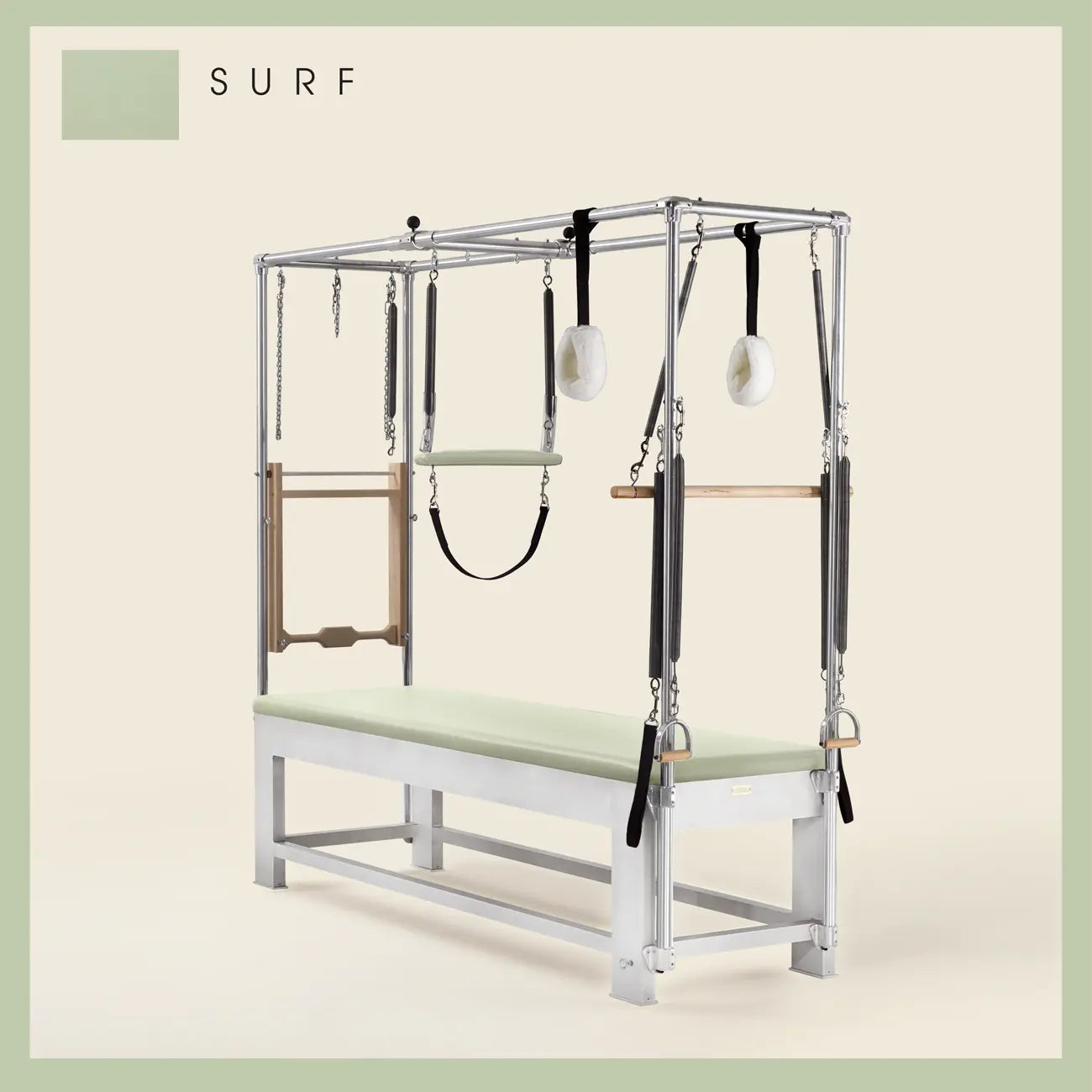 Classic Pilates Cadillac In Aluminum