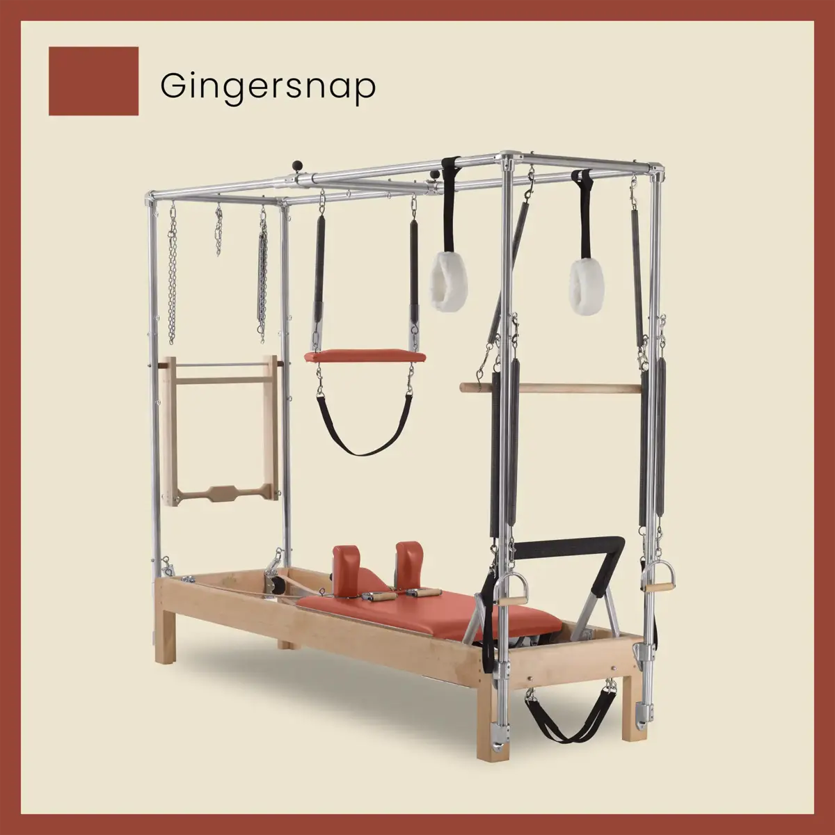 86" Instant Full Cadillac Conversion with Full Elevated Bed Designer Wood Universal Pilates Reformer