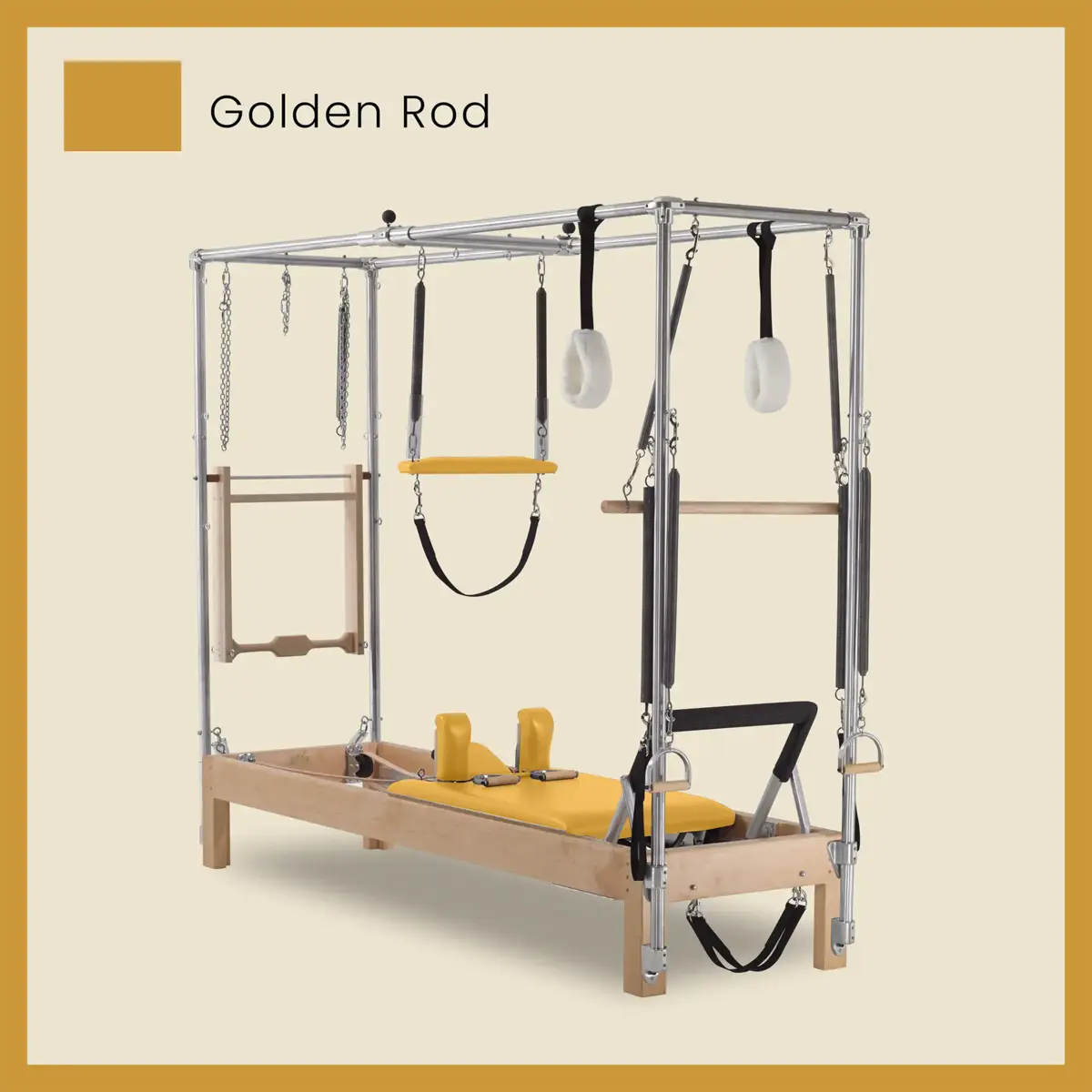 86" Instant Full Cadillac Conversion with Full Elevated Bed Designer Wood Universal Pilates Reformer