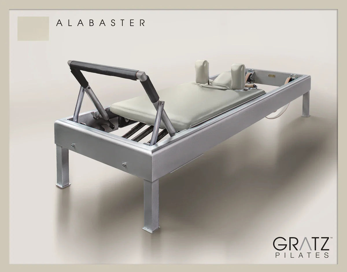 89" Archive Reformer Pilates Equipment In Aluminum