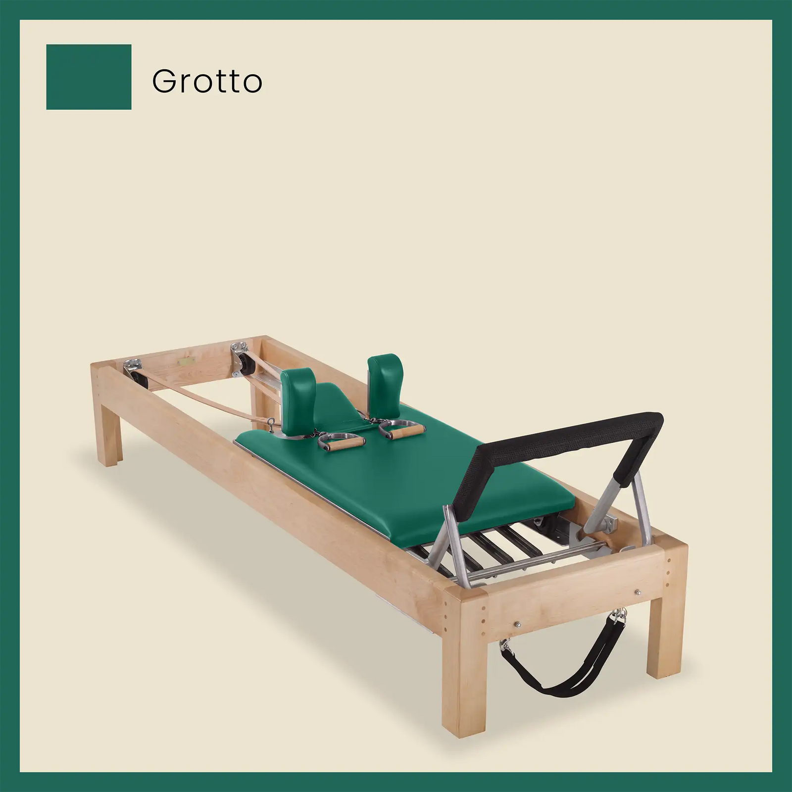 86" Designer Reformer Pilates Equipment In Maple Wood