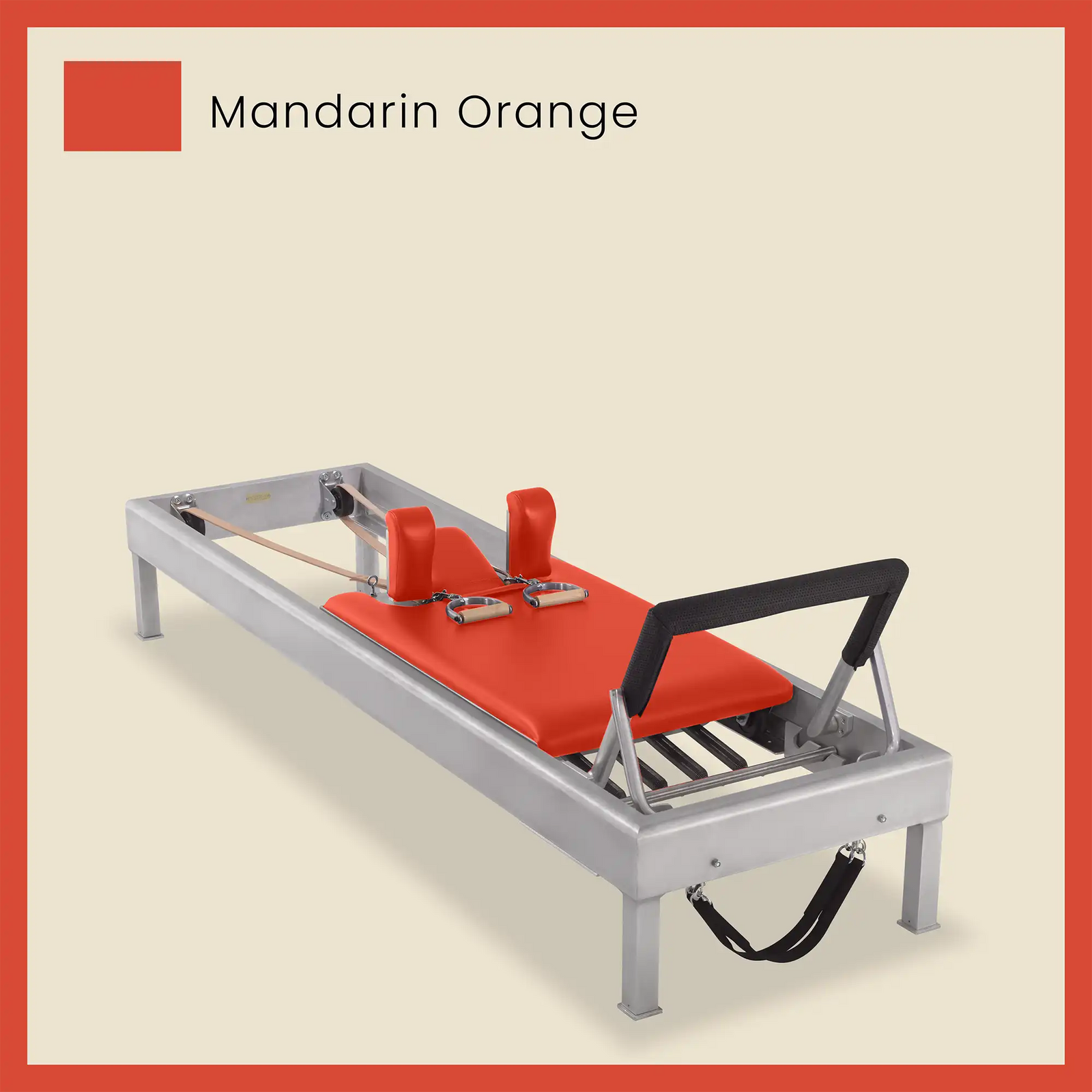 80" Classic Reformer Pilates Equipment In Aluminum