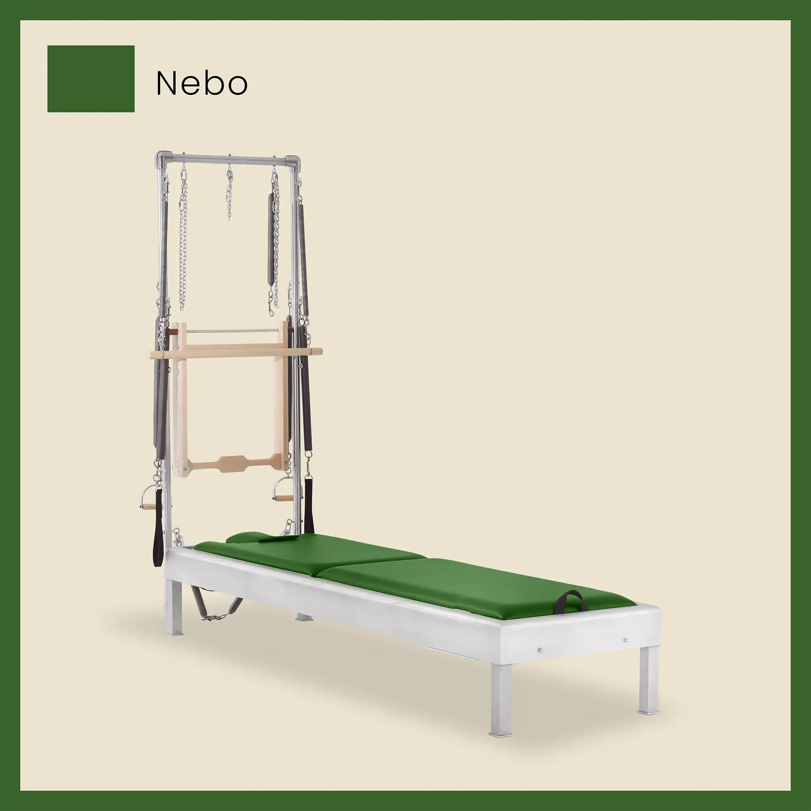 89" Instant Half Cadillac Conversion with Insert Bed Aluminum Universal Pilates Reformer