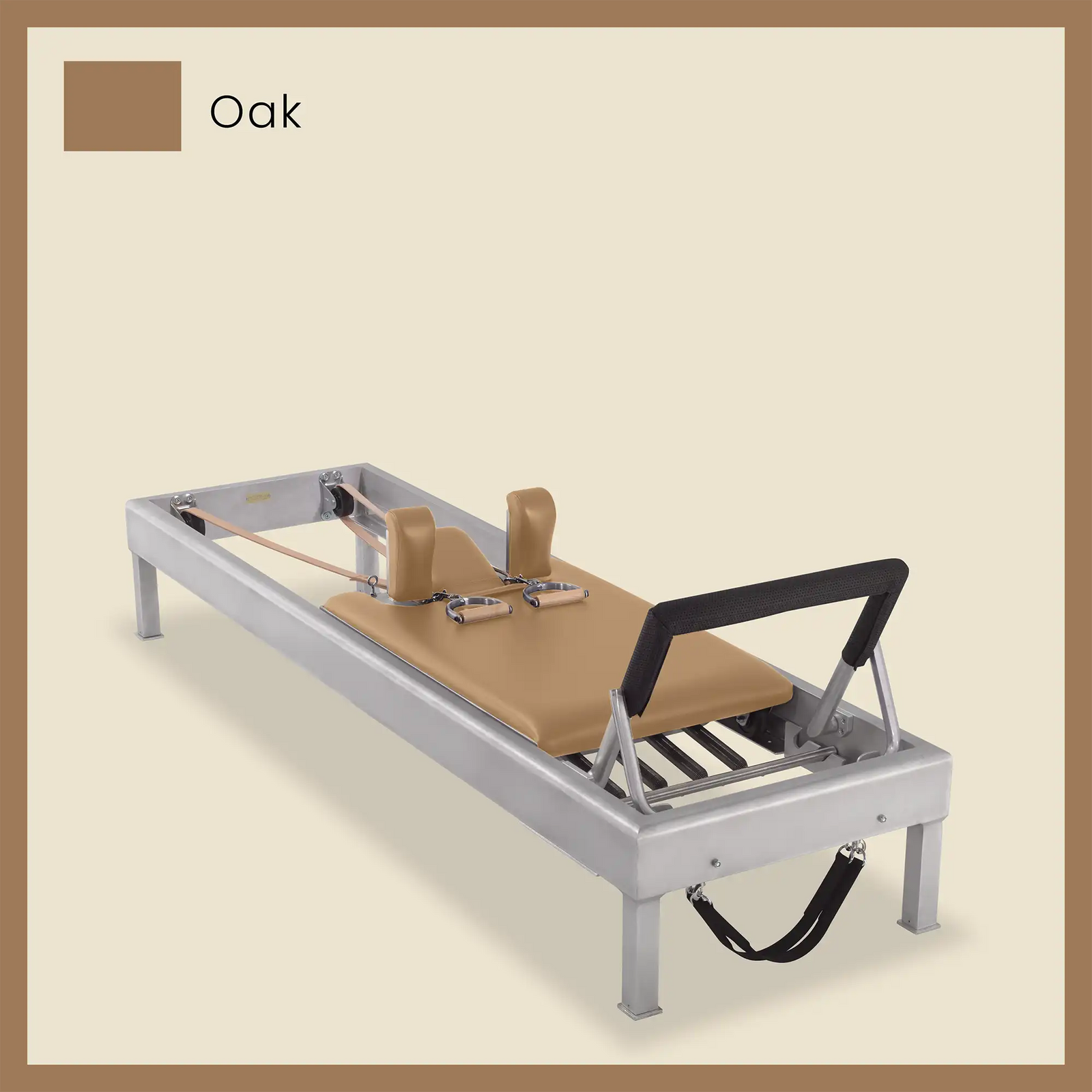 80" Classic Reformer Pilates Equipment In Aluminum