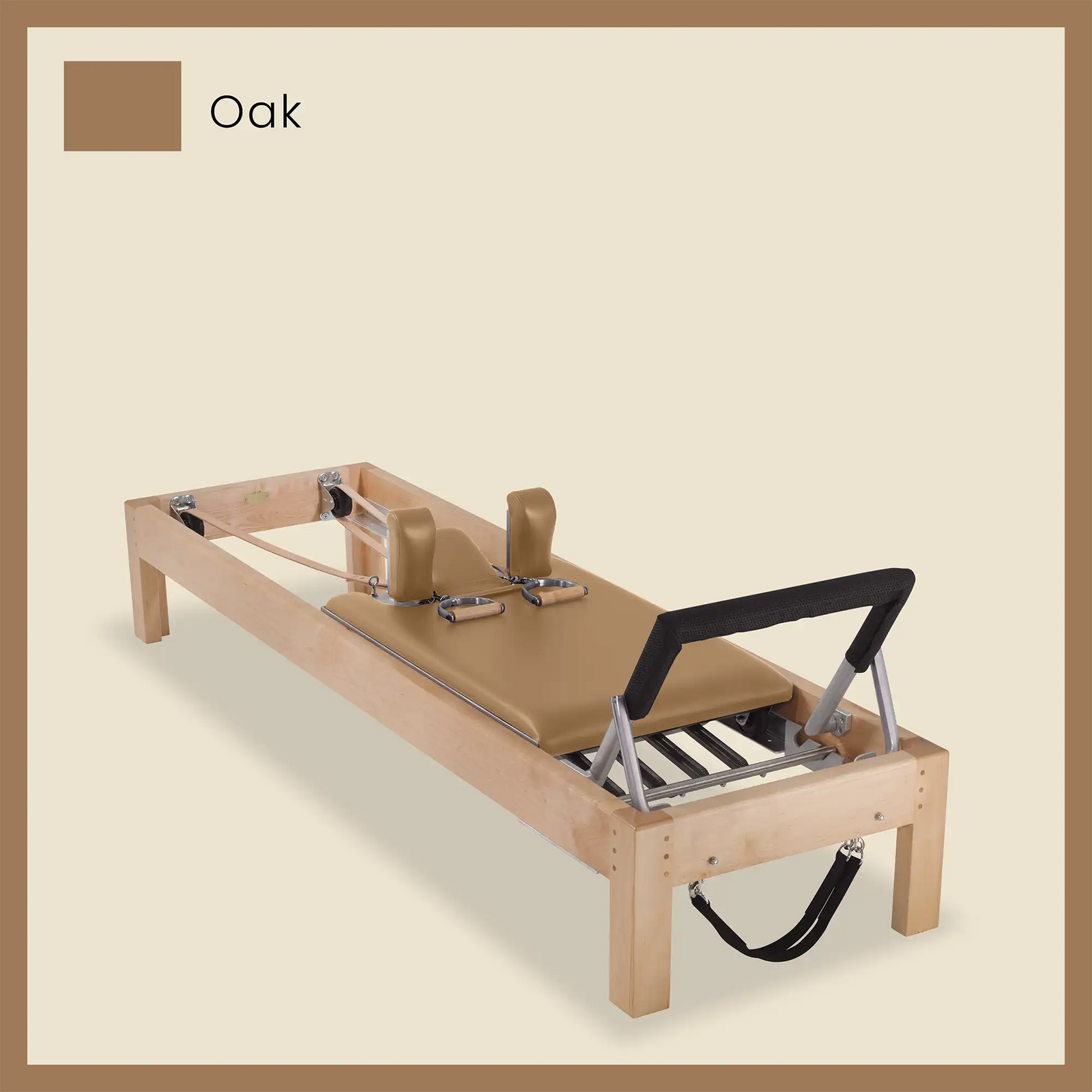 86" Designer Reformer Pilates Equipment In Maple Wood