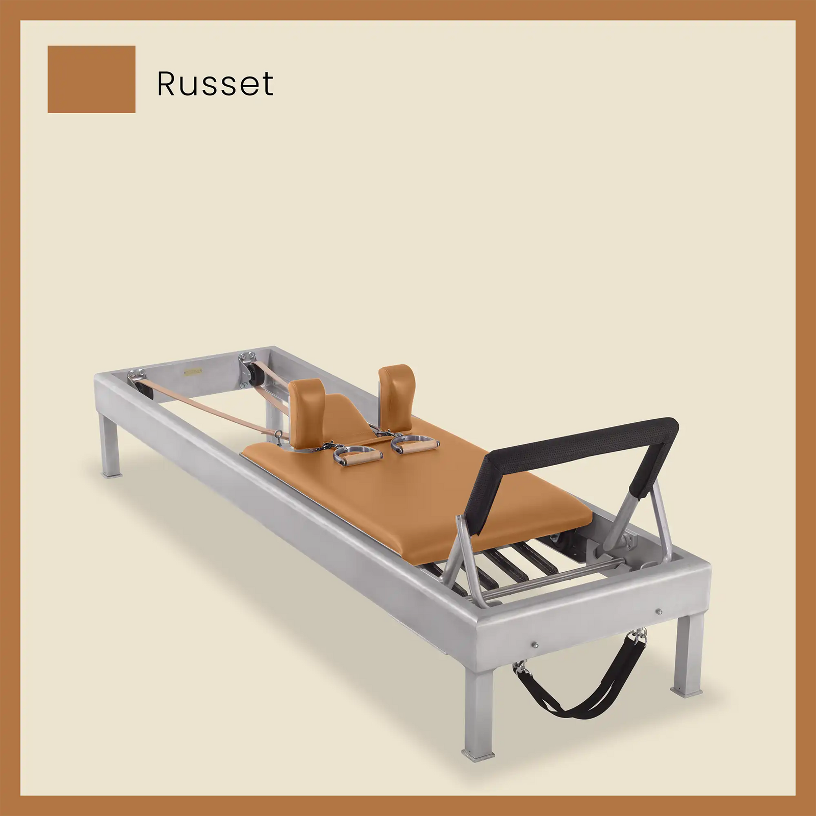 80" Classic Reformer Pilates Equipment In Aluminum