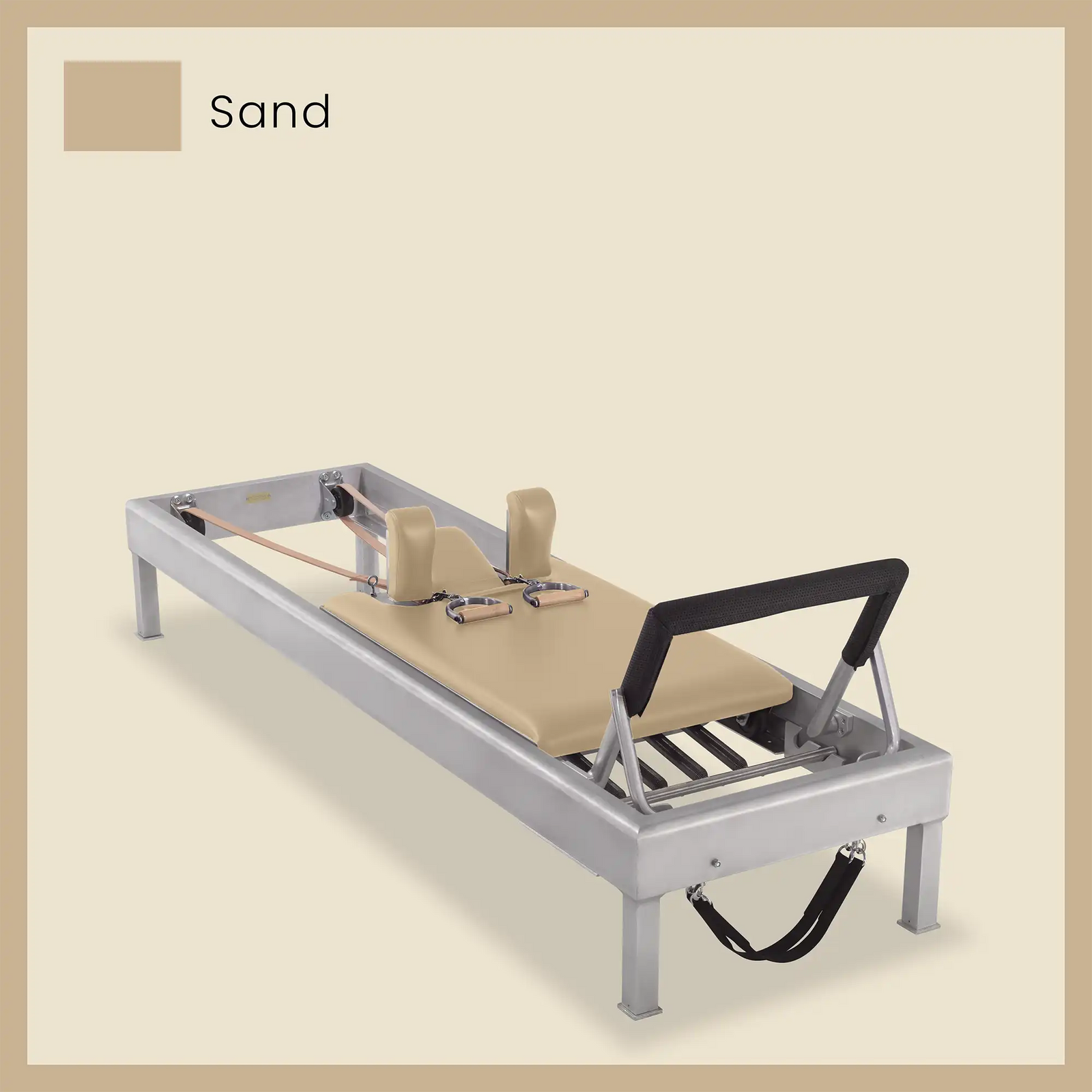 80" Classic Reformer Pilates Equipment In Aluminum
