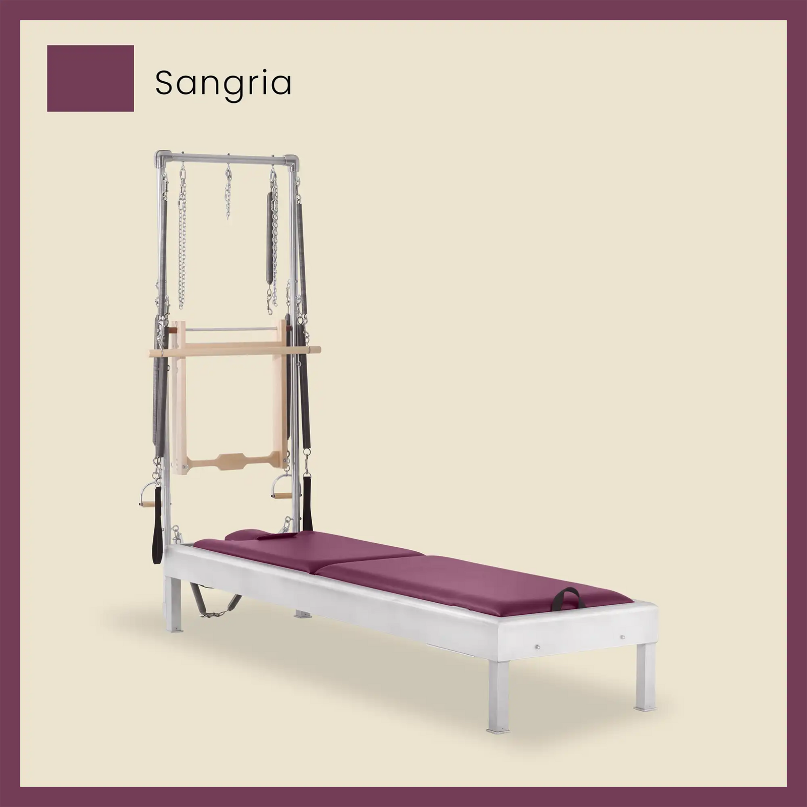 89" Instant Half Cadillac Conversion with Insert Bed Aluminum Universal Pilates Reformer