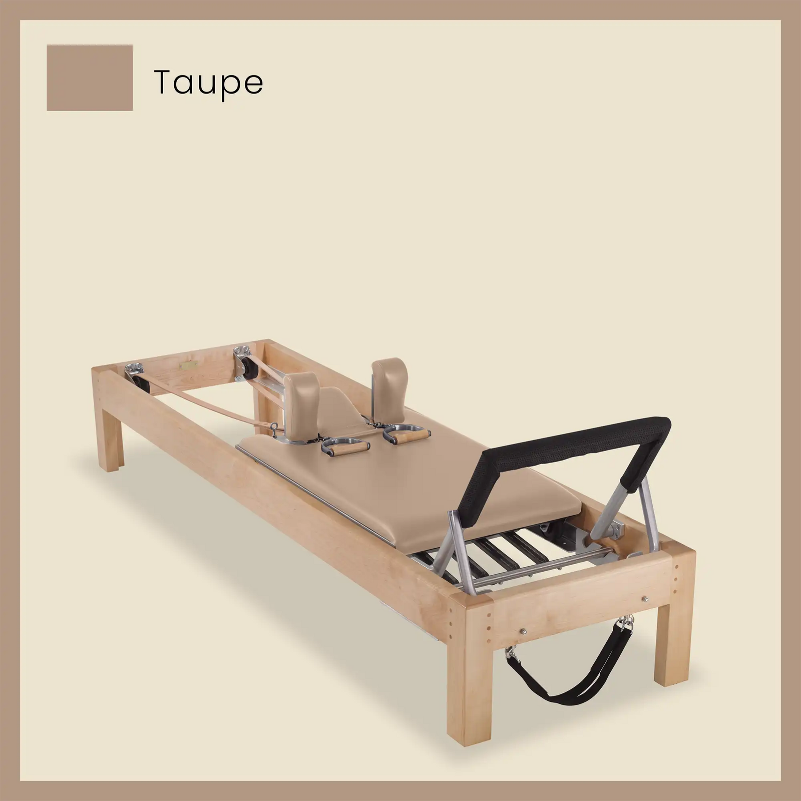 86" Designer Reformer Pilates Equipment In Maple Wood