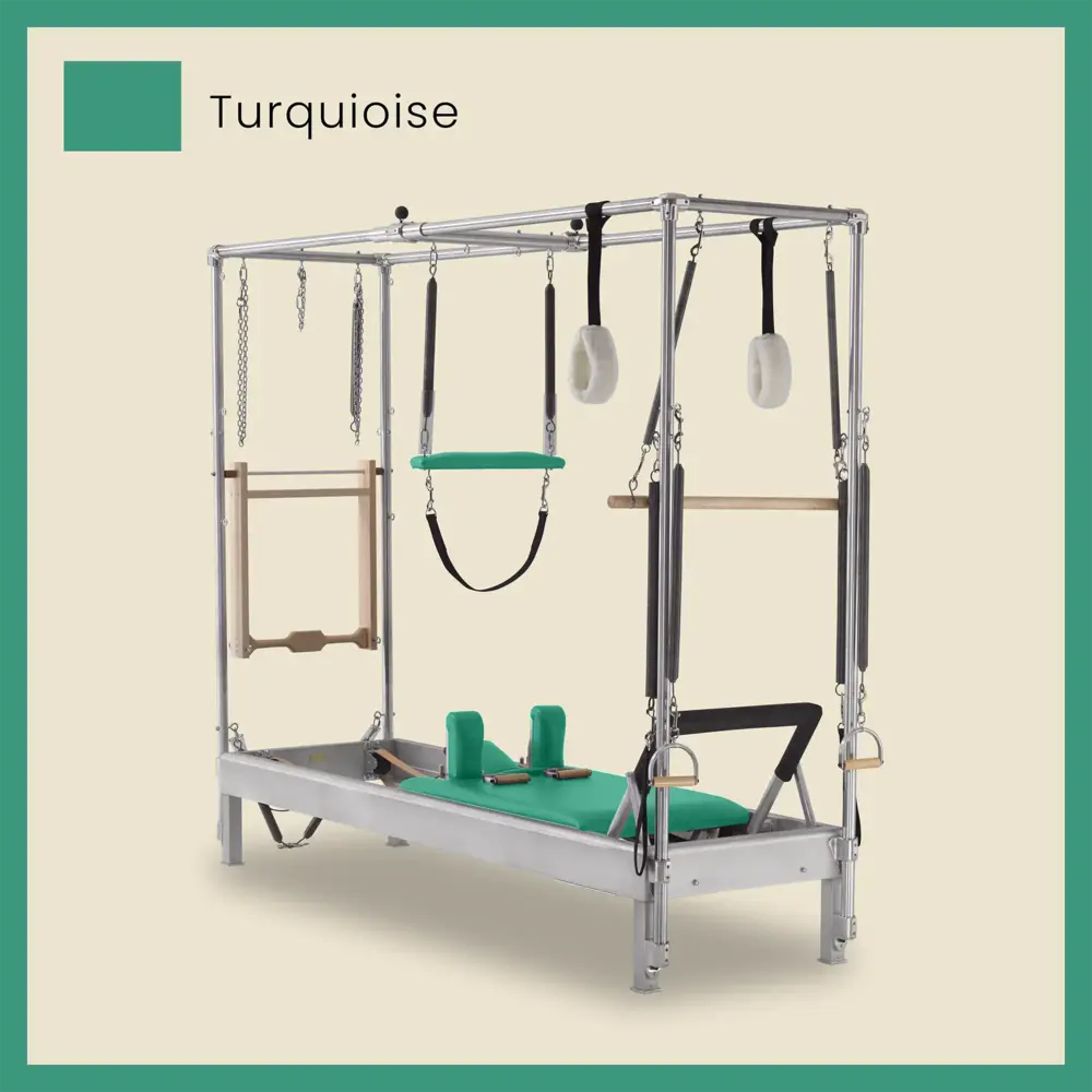 Pilates Reformer Cadillac Combo - Aluminum Reformer with Full Cadillac Conversion, Insert Bed