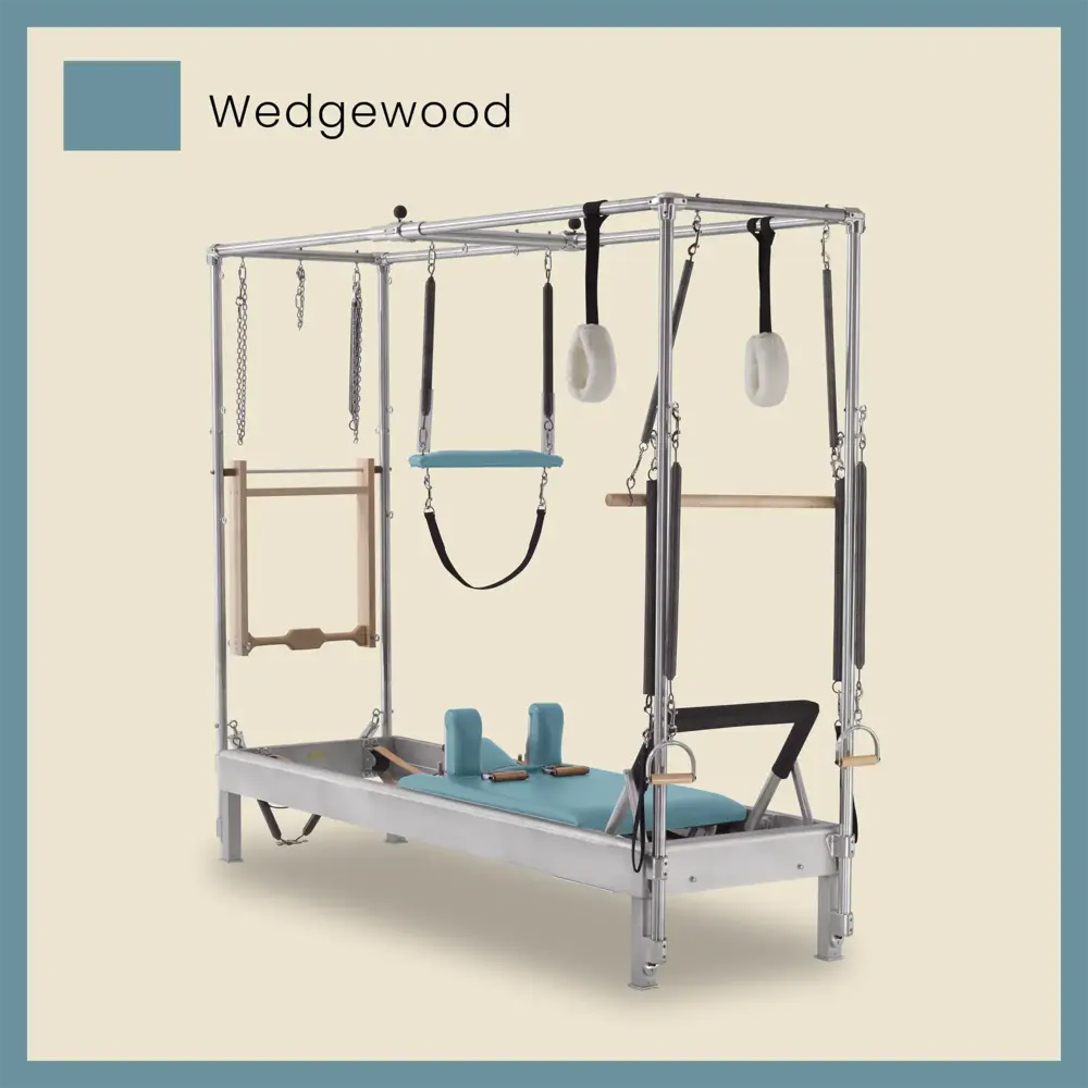 Pilates Reformer Cadillac Combo - Aluminum Reformer with Full Cadillac Conversion, Insert Bed