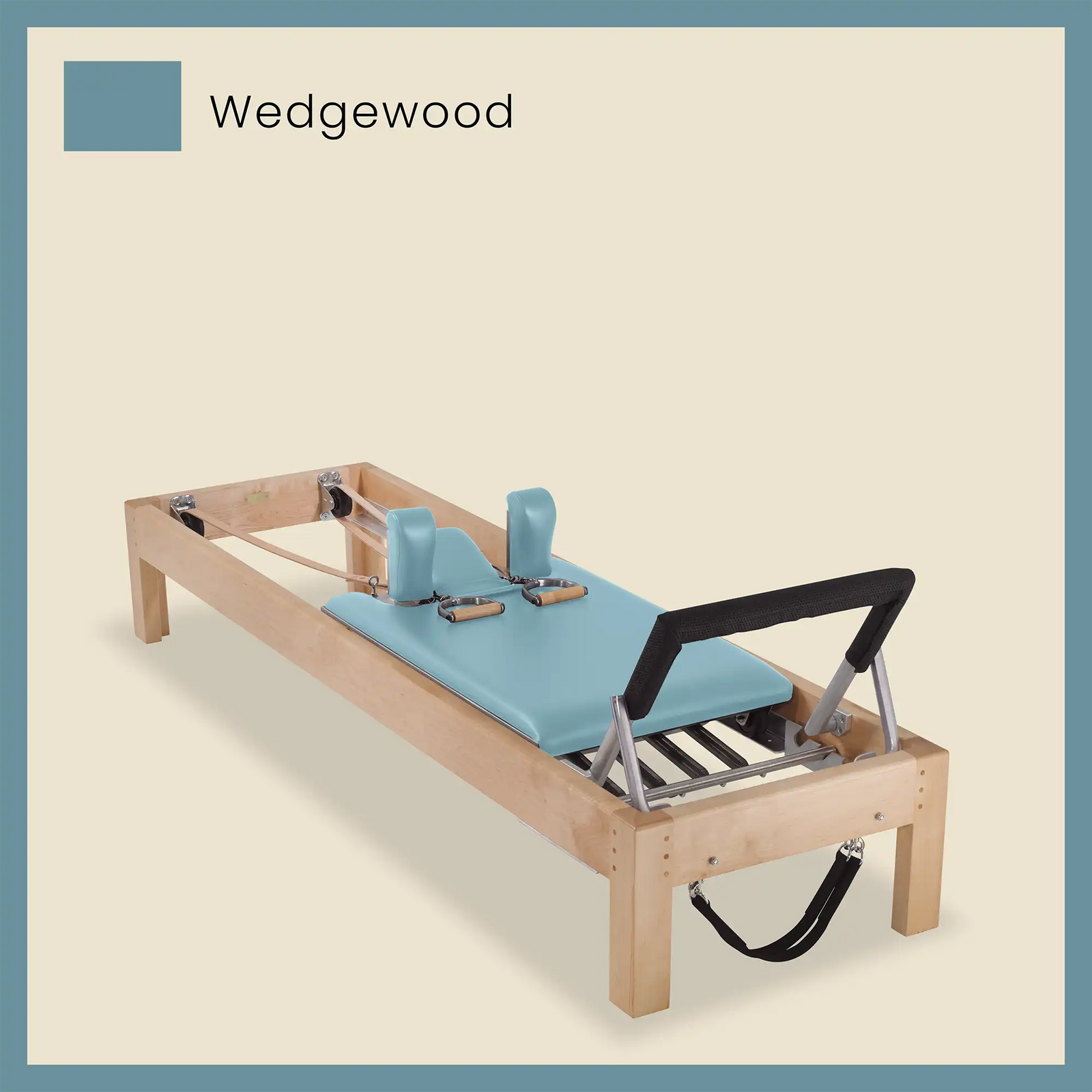 86" Designer Reformer Pilates Equipment In Maple Wood