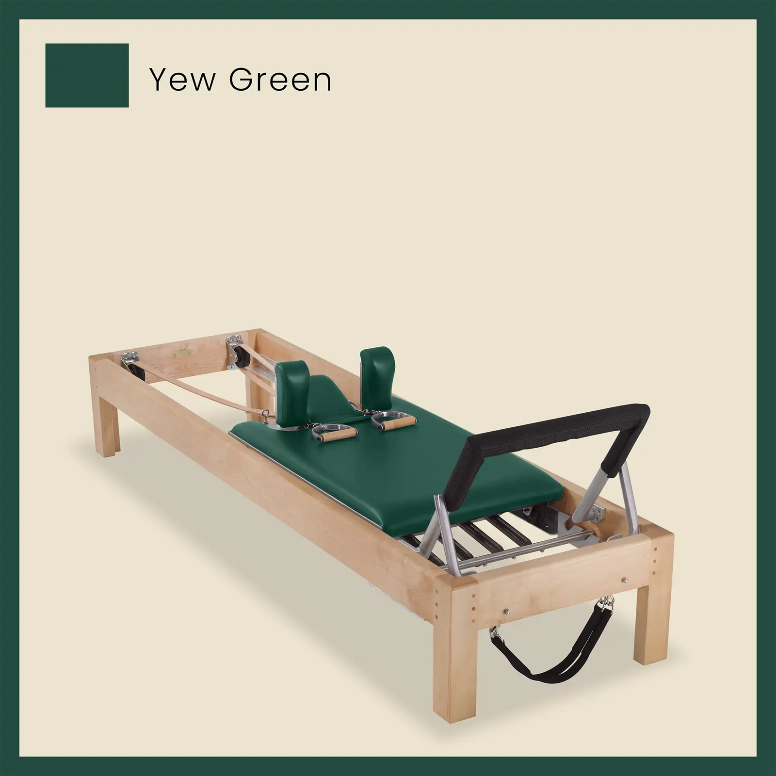 86" Designer Reformer Pilates Equipment In Maple Wood