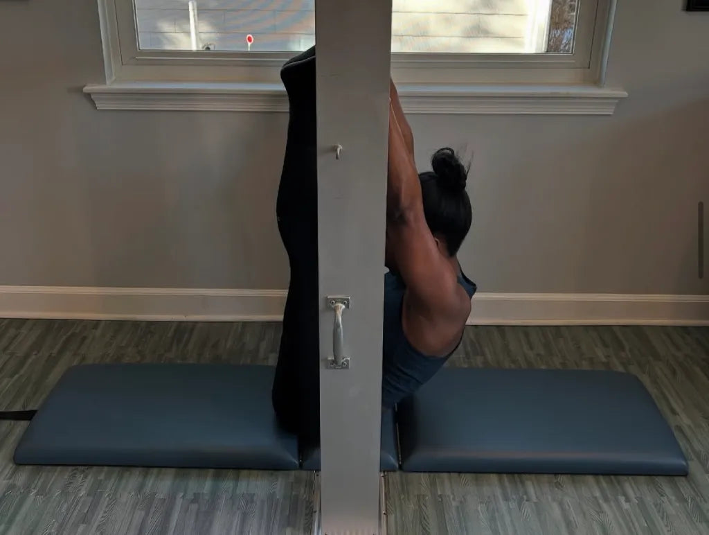 Women exercising on Guillotine Tower