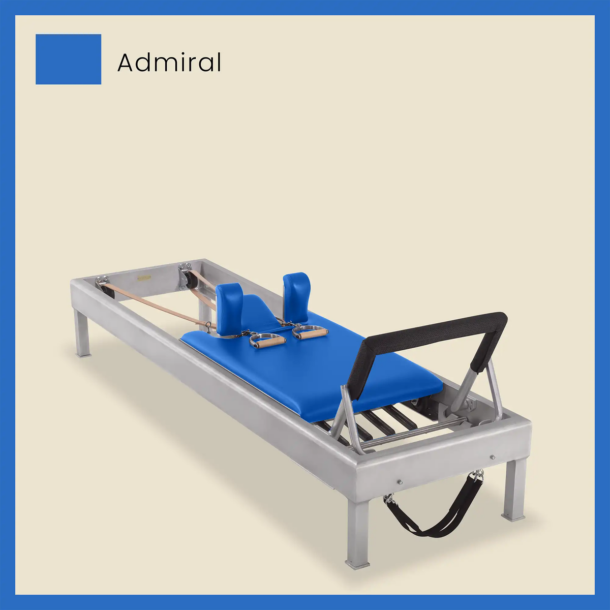 86&quot; Classic Reformer Pilates Equipment In Aluminum