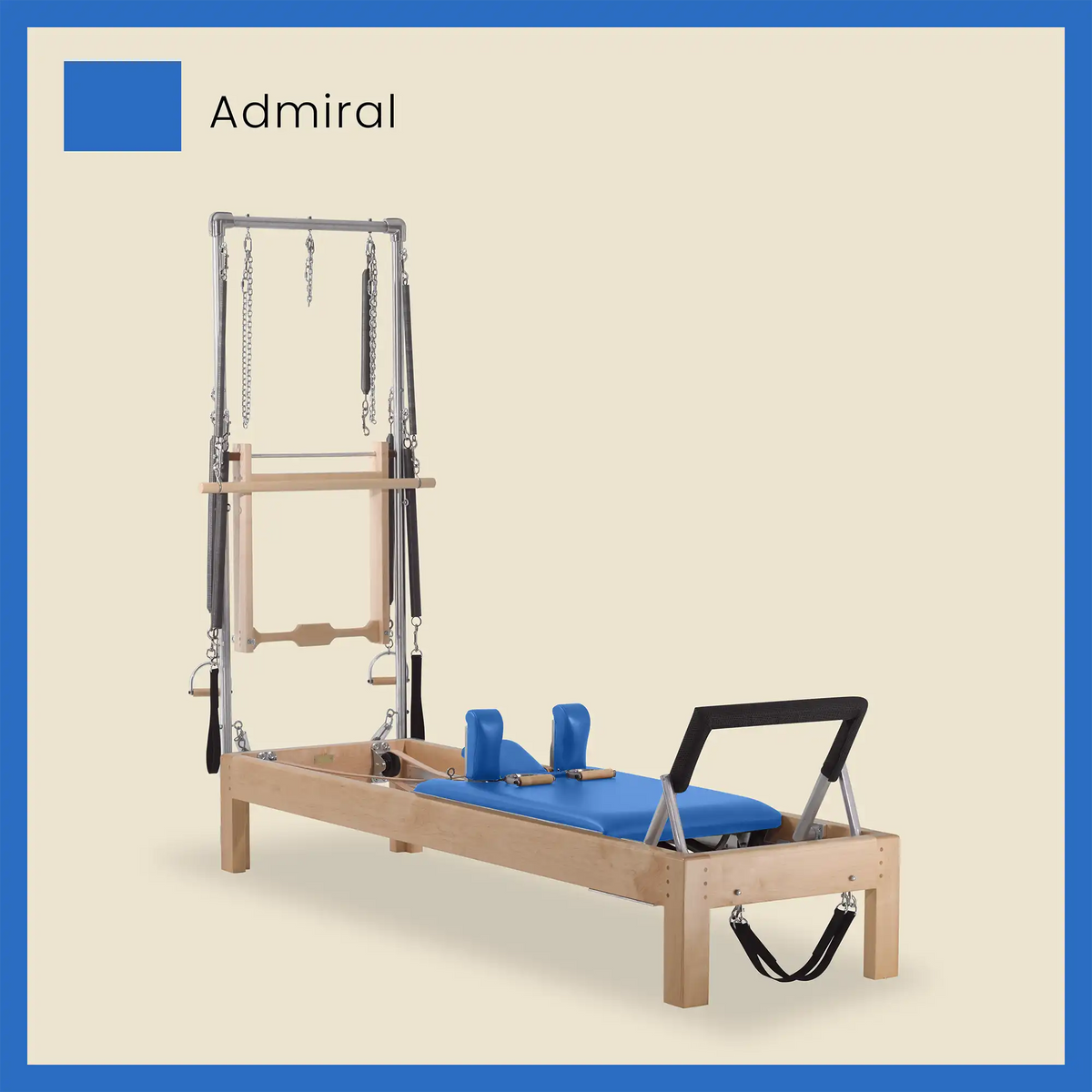 86&quot; Instant Half Cadillac Conversion with Insert Bed Designer Wood Universal Pilates Reformer