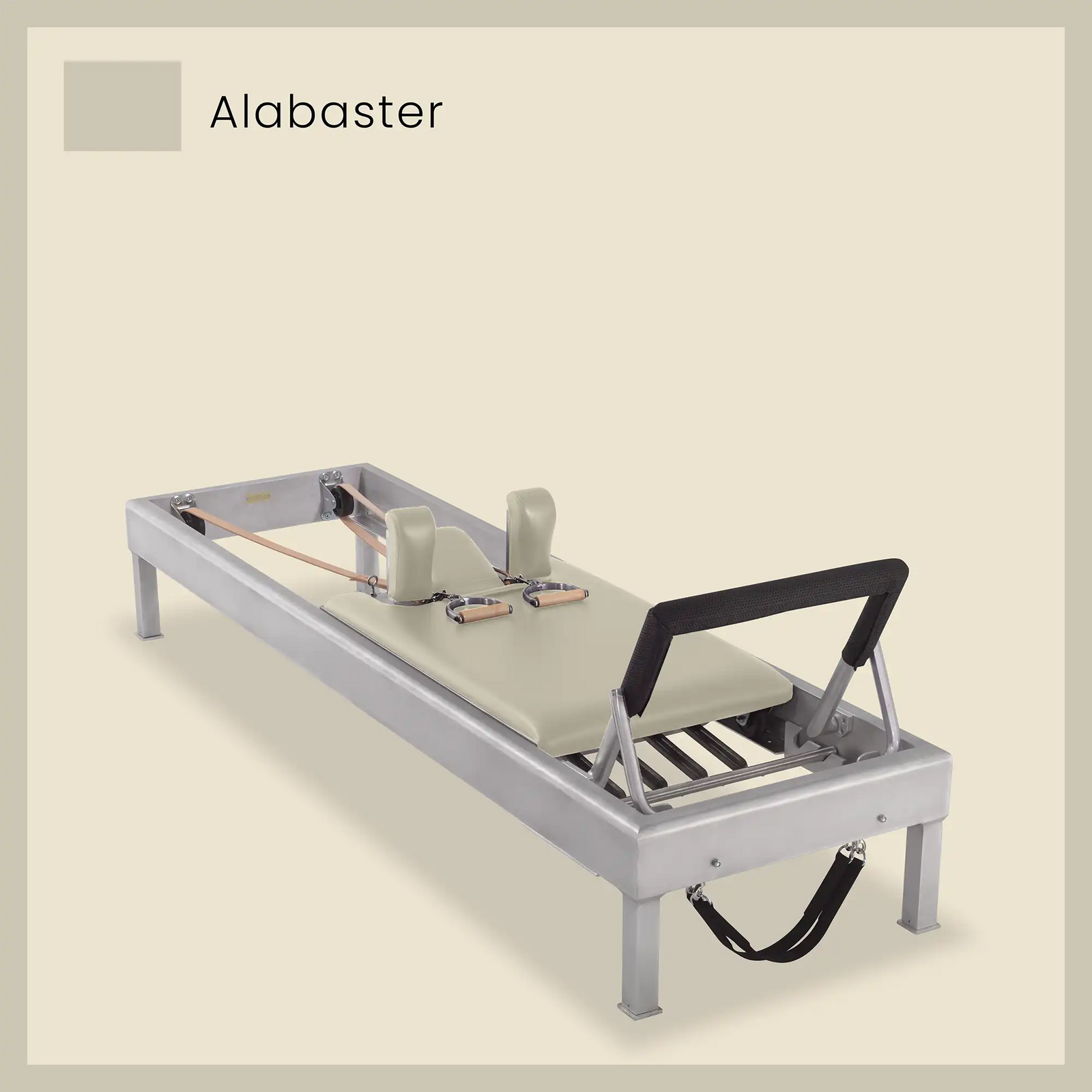 80" Classic Reformer Pilates Equipment In Aluminum