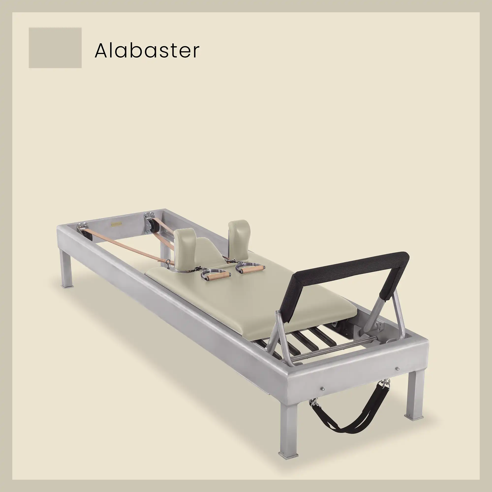 86" Classic Reformer Pilates Equipment In Aluminum