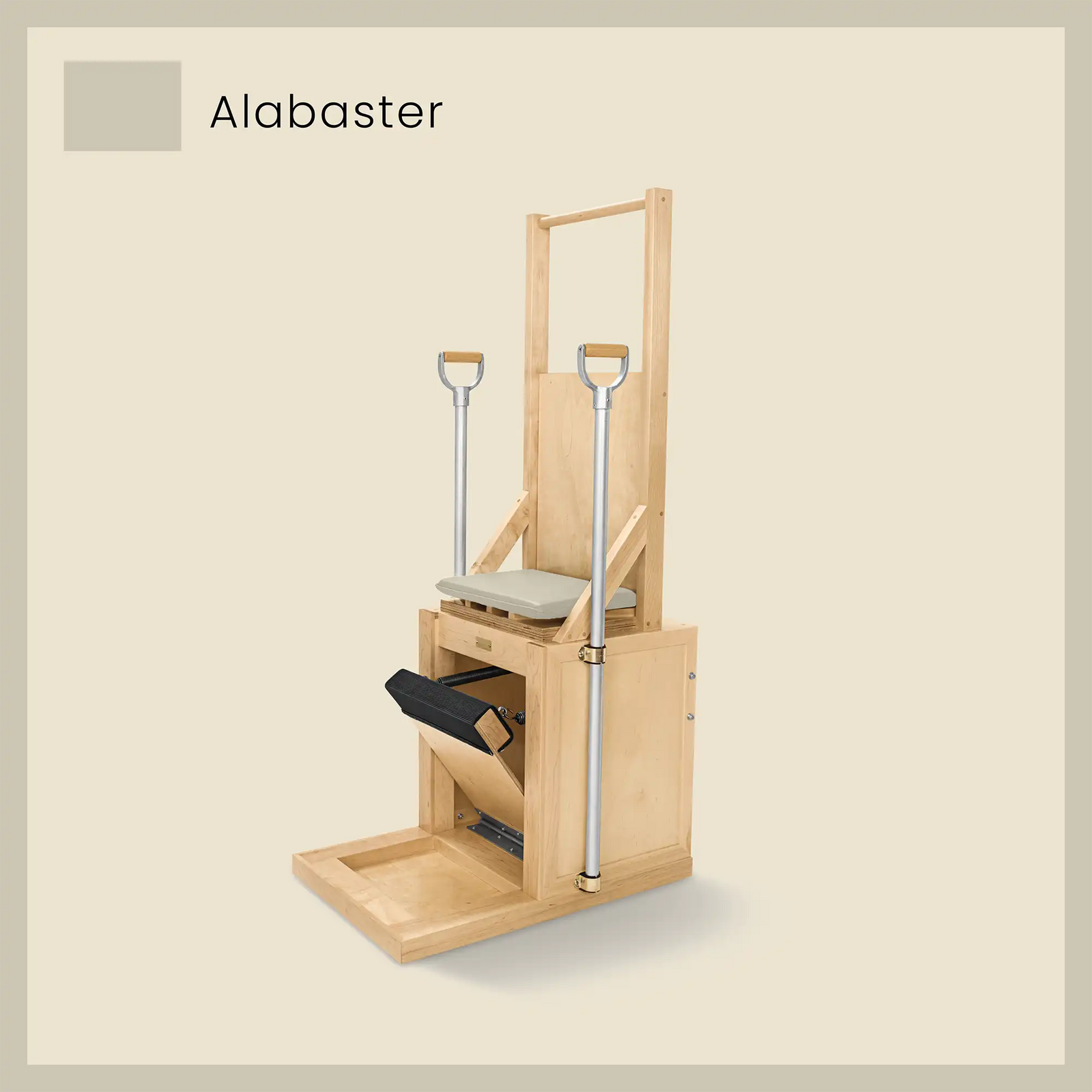 grey pilates high chair