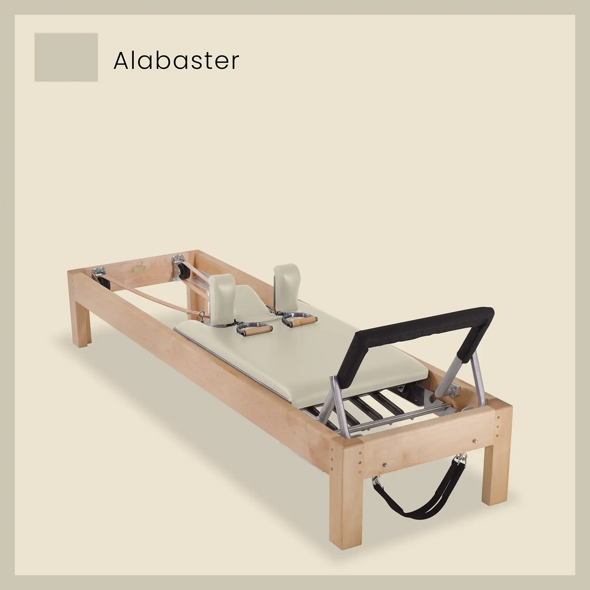 89&quot; Designer Reformer Pilates Equipment In Maple Wood