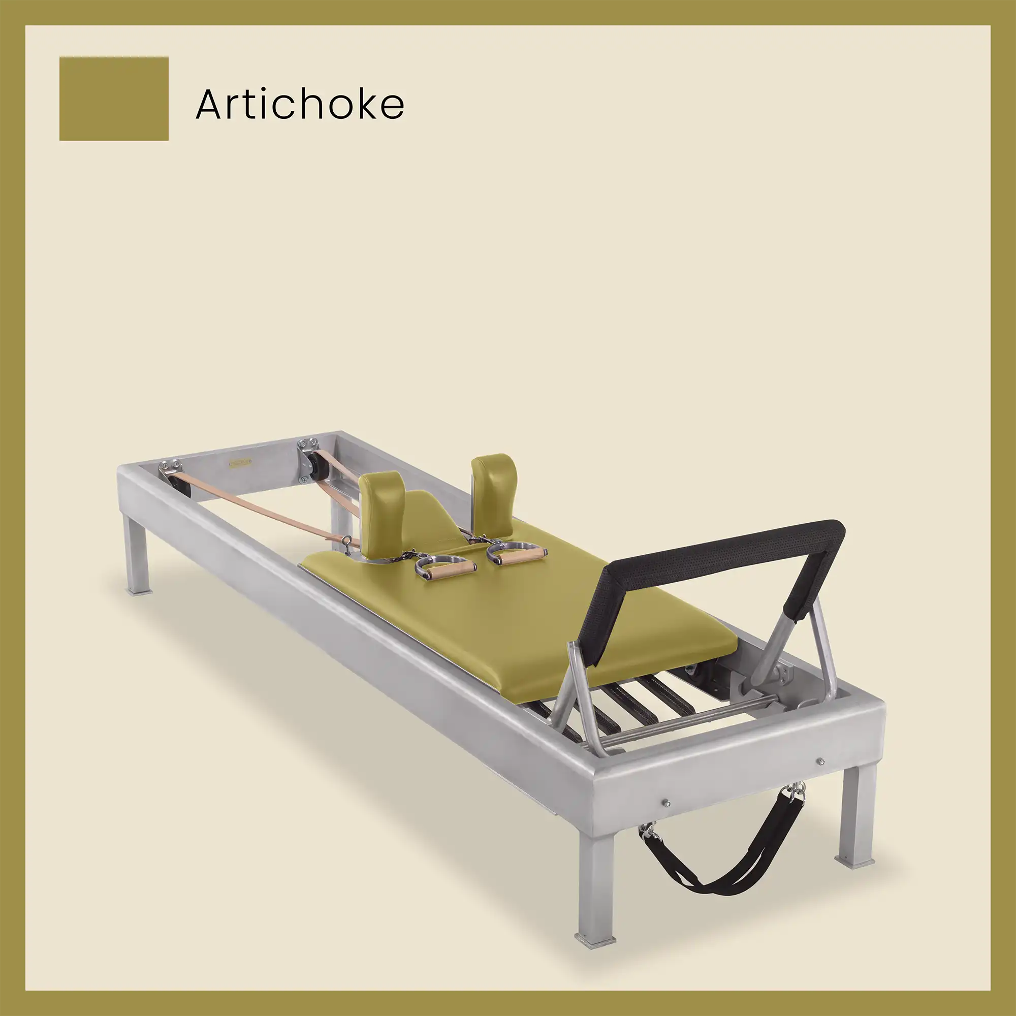 80" Classic Reformer Pilates Equipment In Aluminum