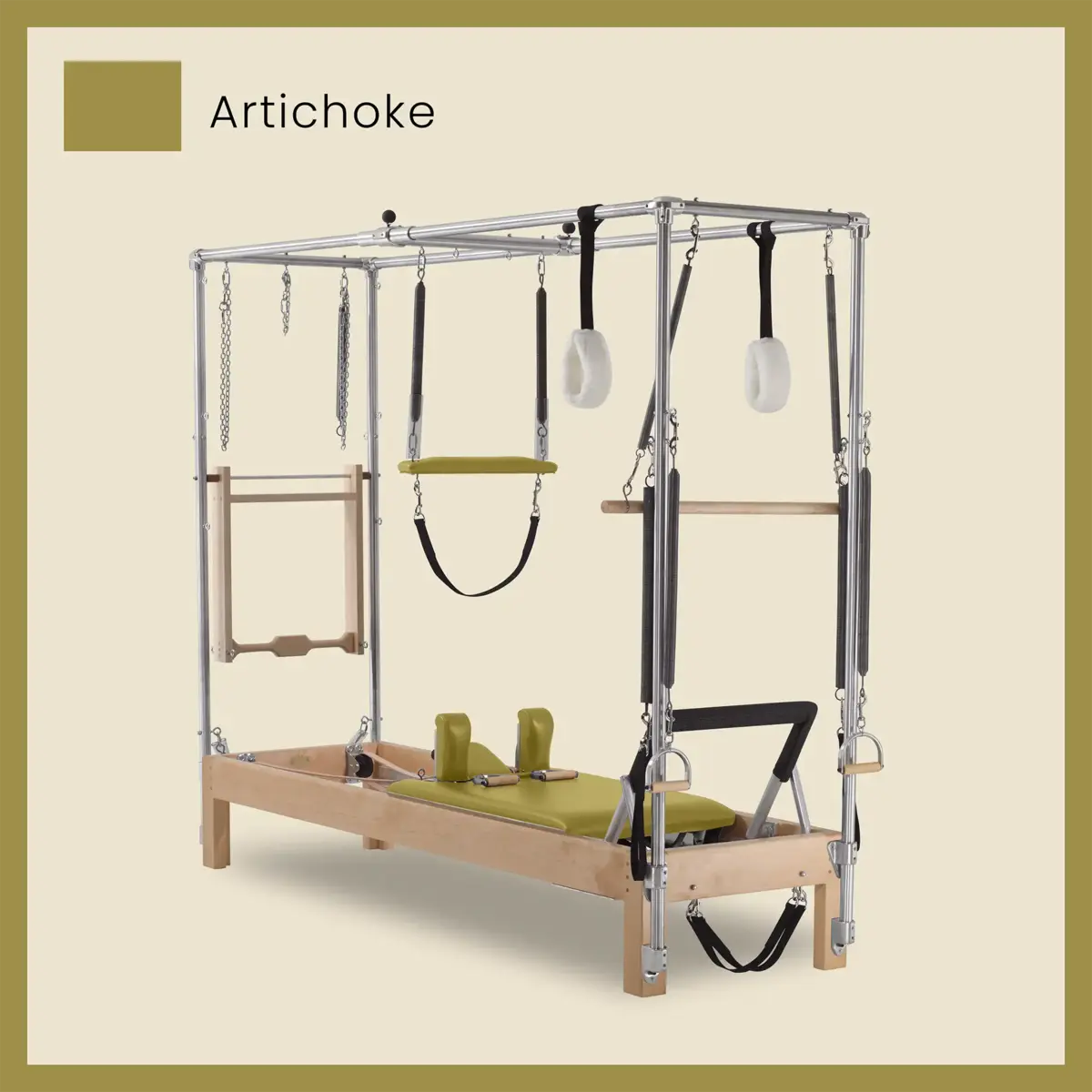 89" Instant Full Cadillac Conversion with Insert Bed Designer Wood Universal Pilates Reformer