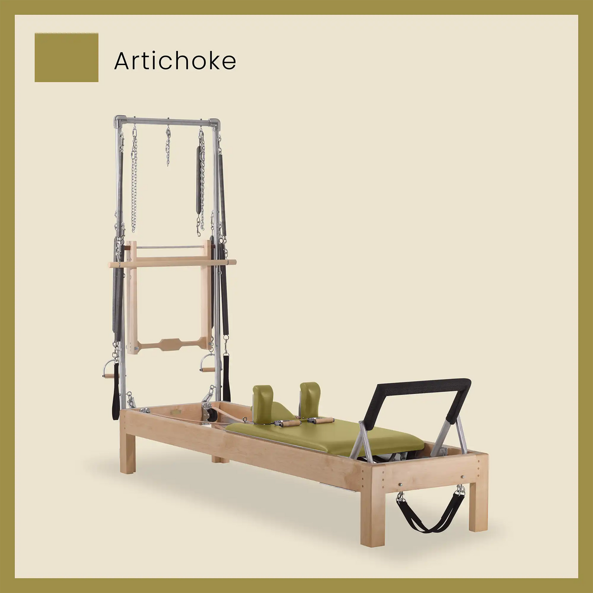 86&quot; Instant Half Cadillac Conversion with Insert Bed Designer Wood Universal Pilates Reformer