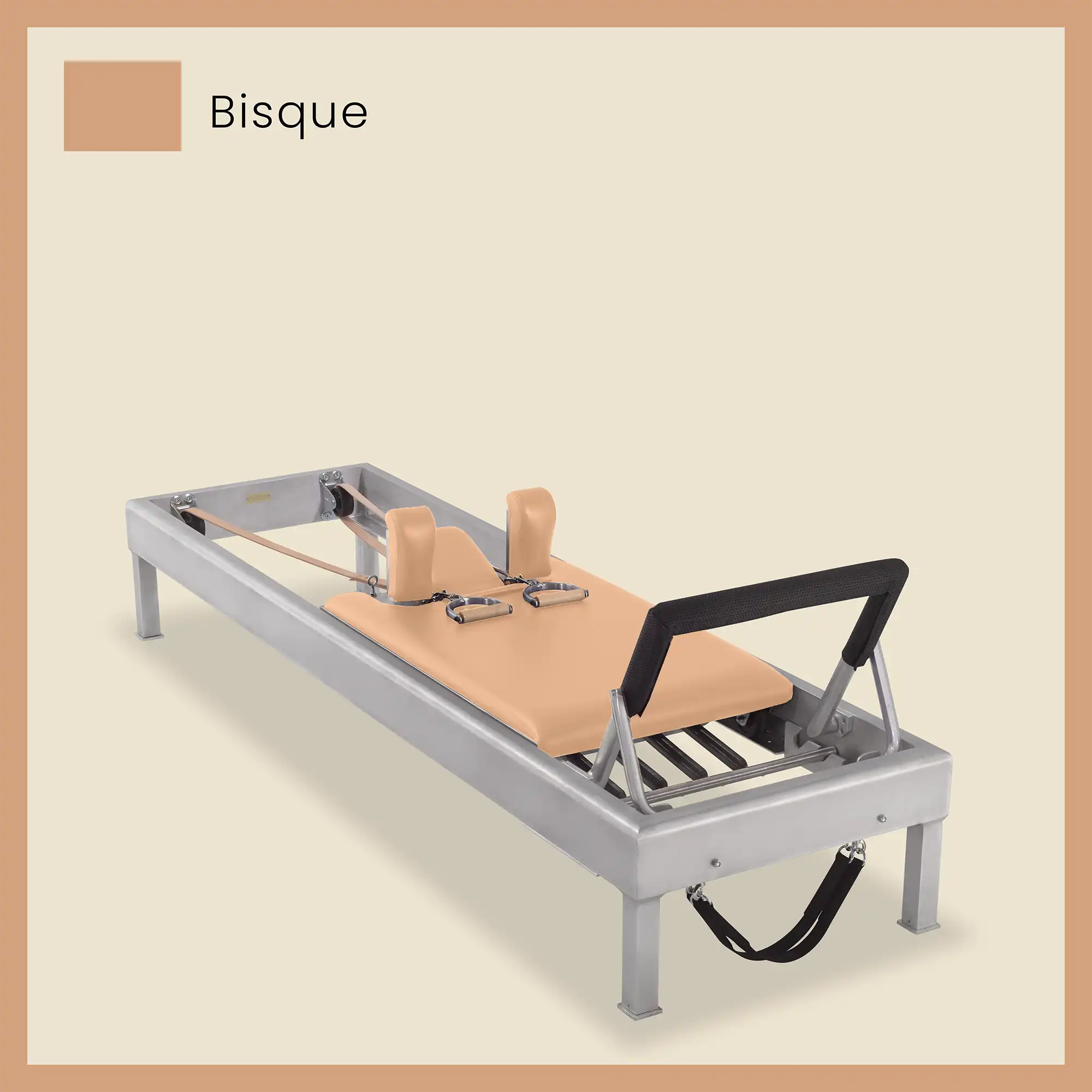 80" Classic Reformer Pilates Equipment In Aluminum