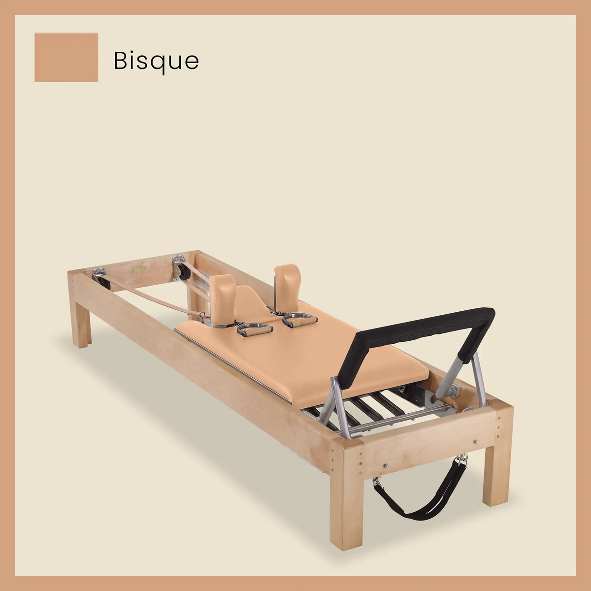89&quot; Designer Reformer Pilates Equipment In Maple Wood