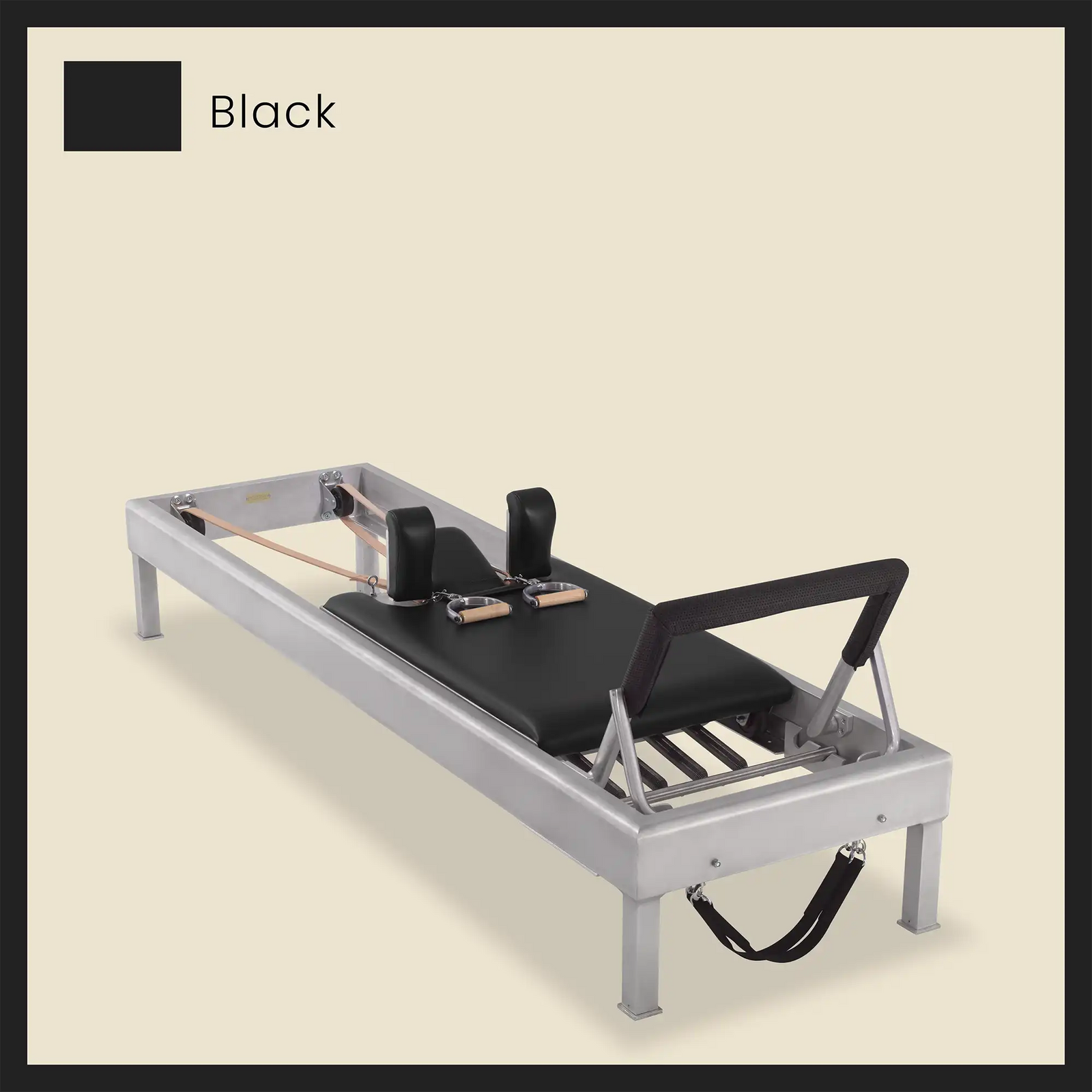 80" Classic Reformer Pilates Equipment In Aluminum