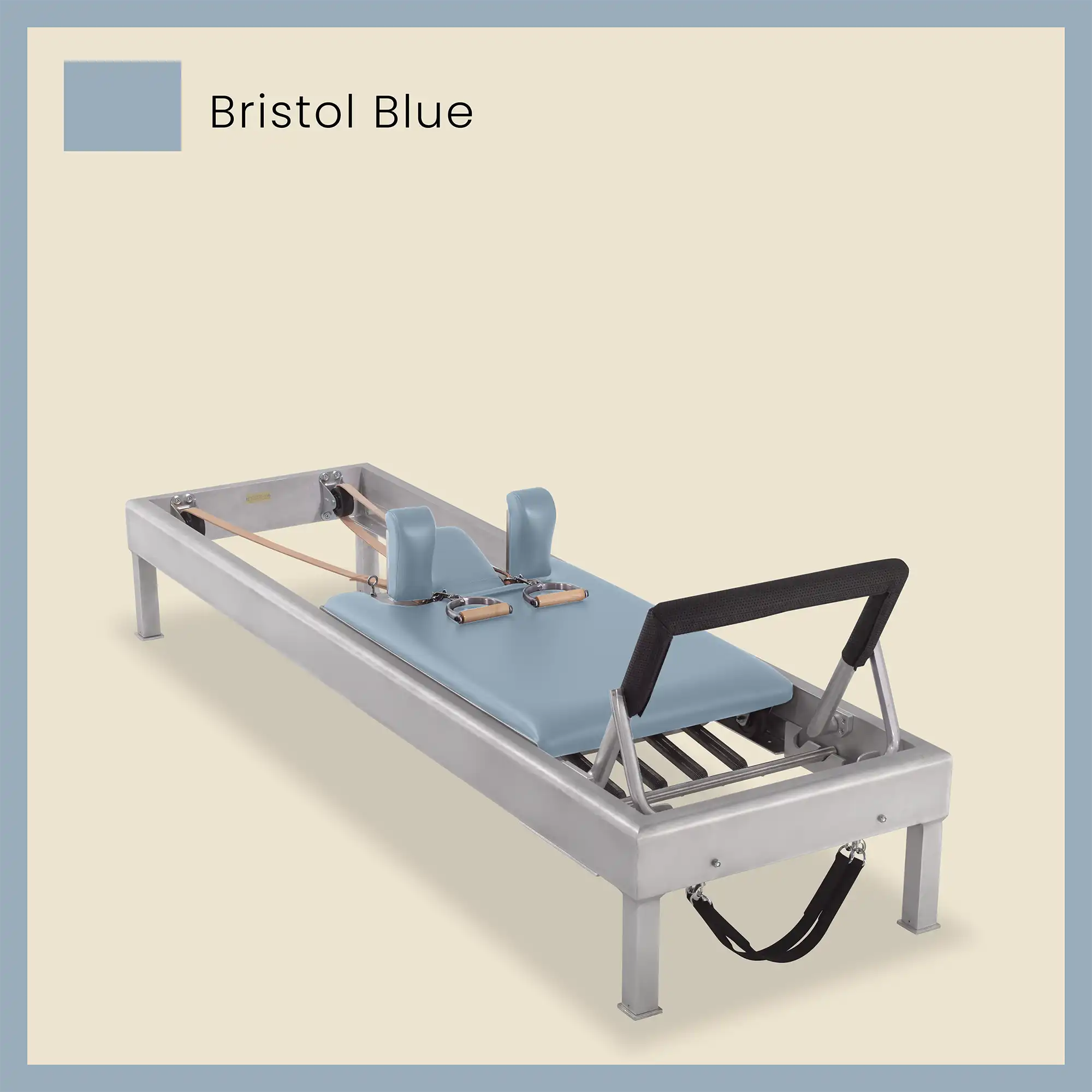 80" Classic Reformer Pilates Equipment In Aluminum