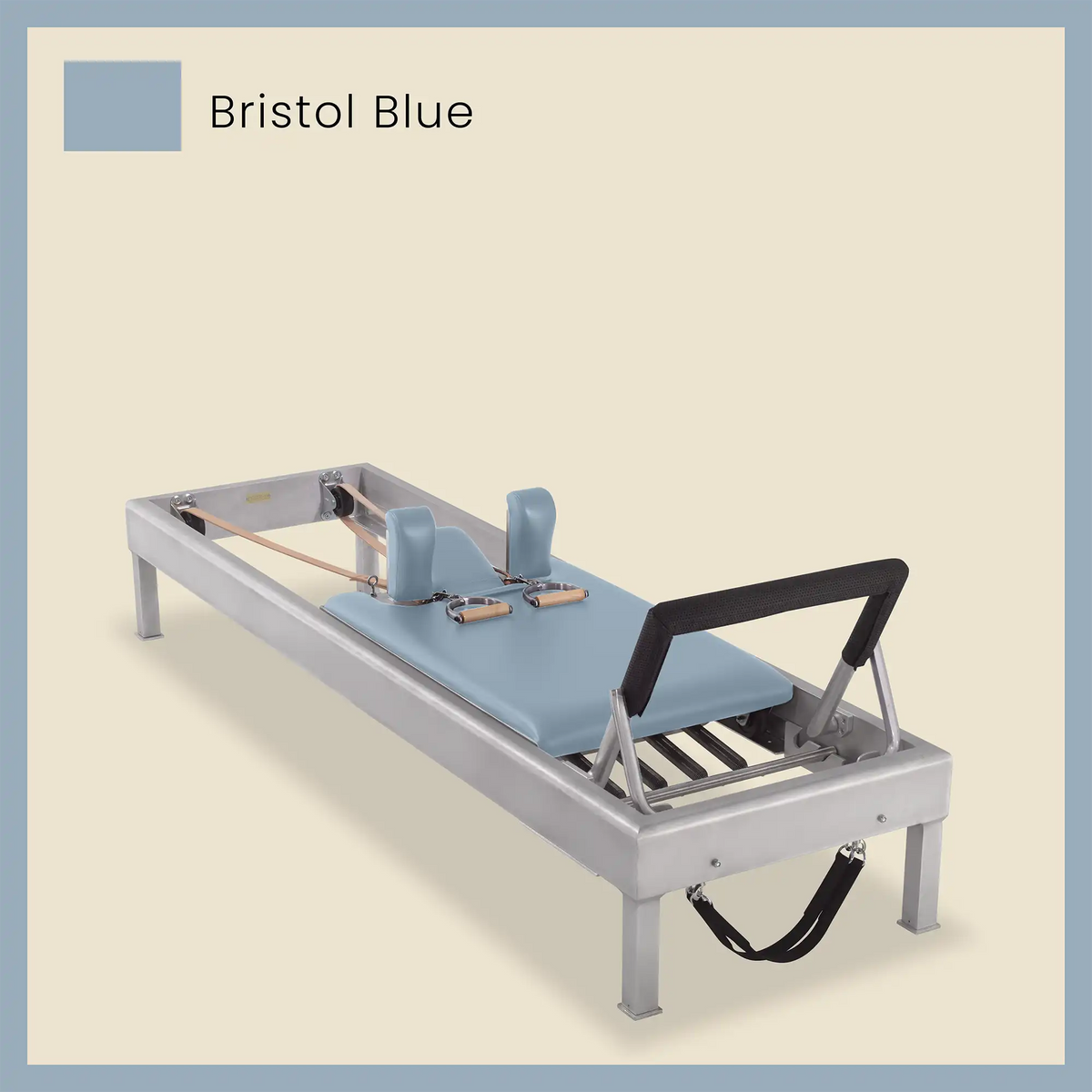 86&quot; Classic Reformer Pilates Equipment In Aluminum