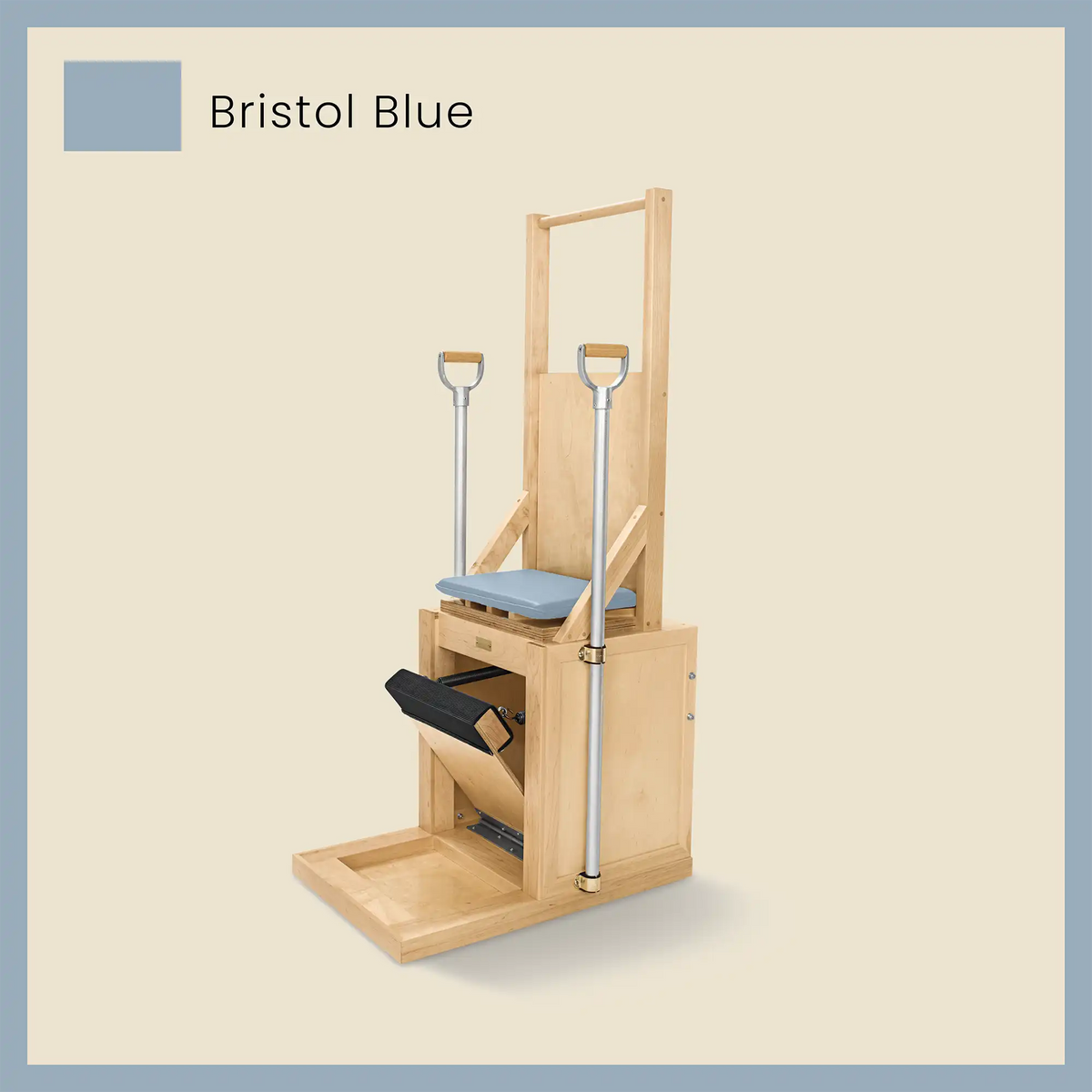 light grey pilates high chair