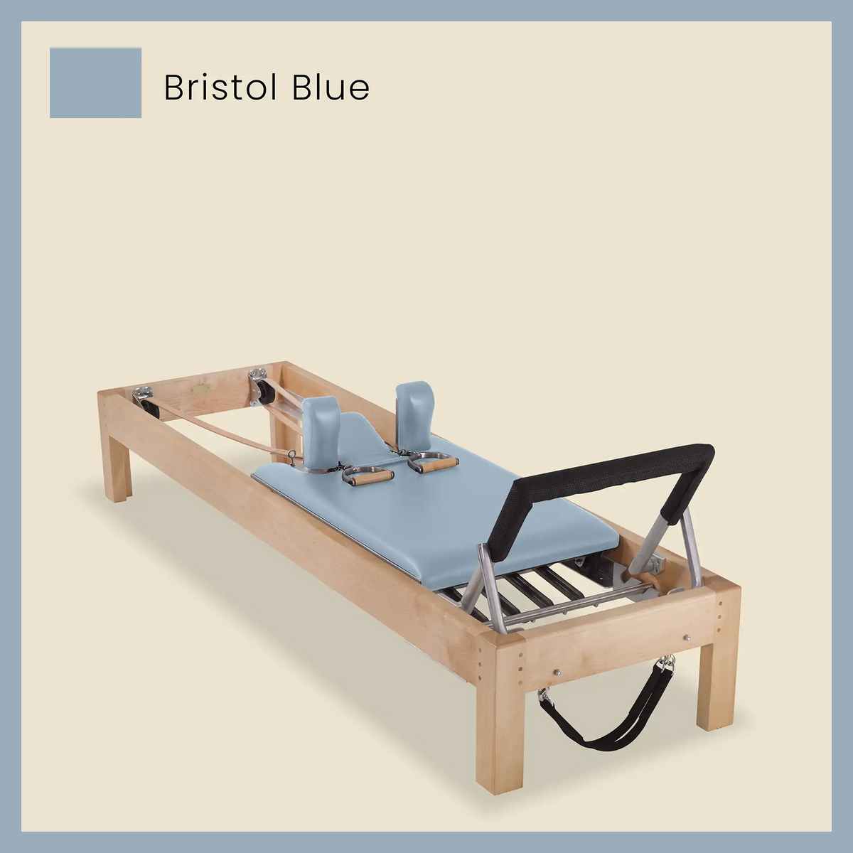 89&quot; Designer Reformer Pilates Equipment In Maple Wood