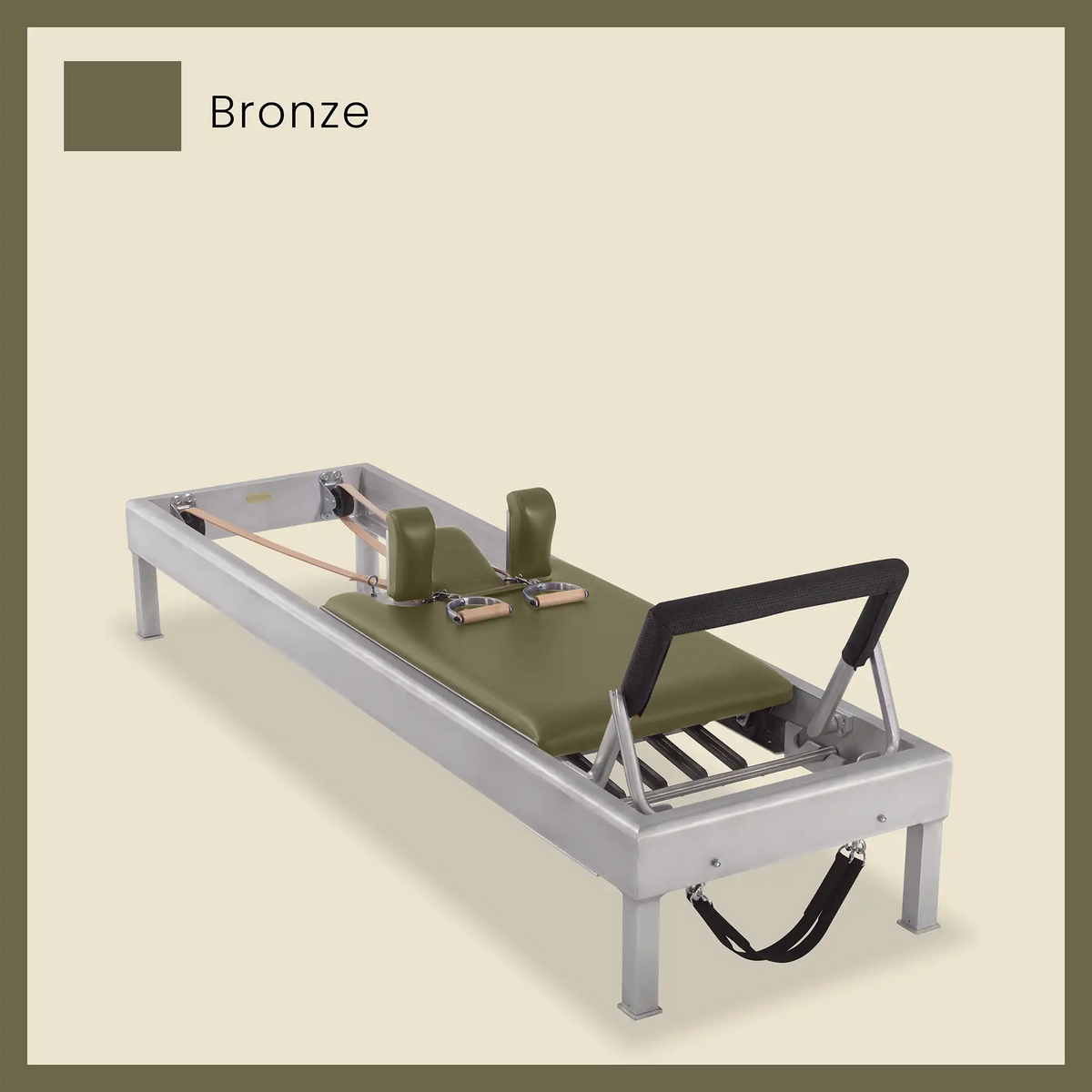 80&quot; Classic Reformer Pilates Equipment In Aluminum