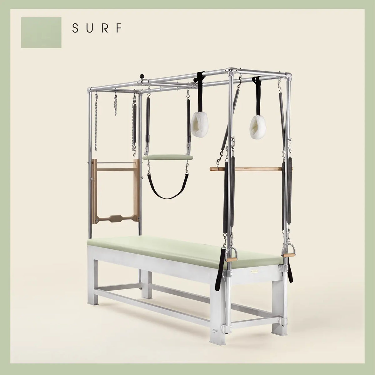 Classic Pilates Cadillac In Aluminum