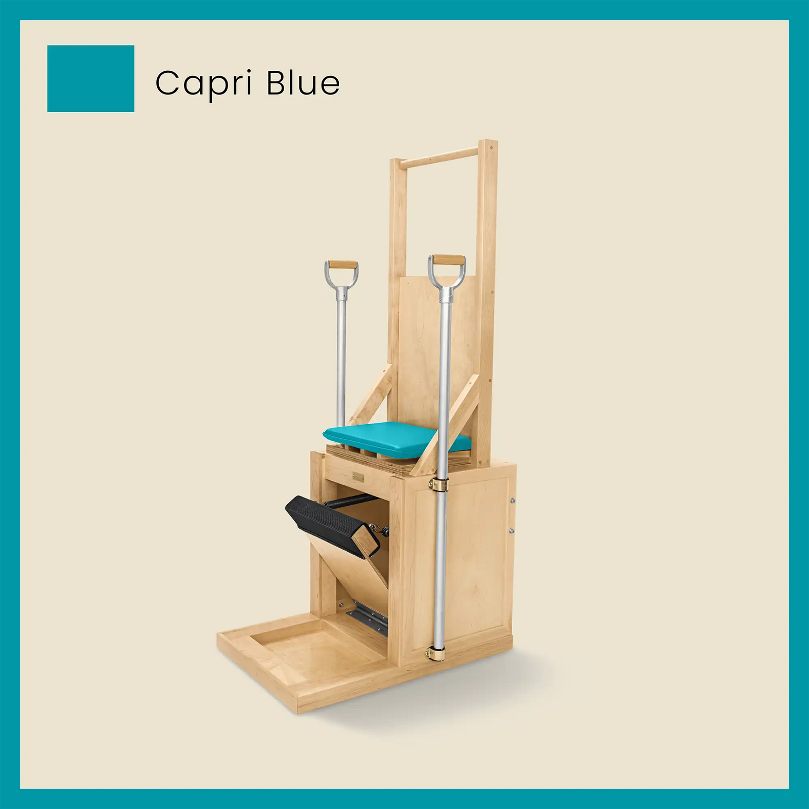 capri blue pilates high chair