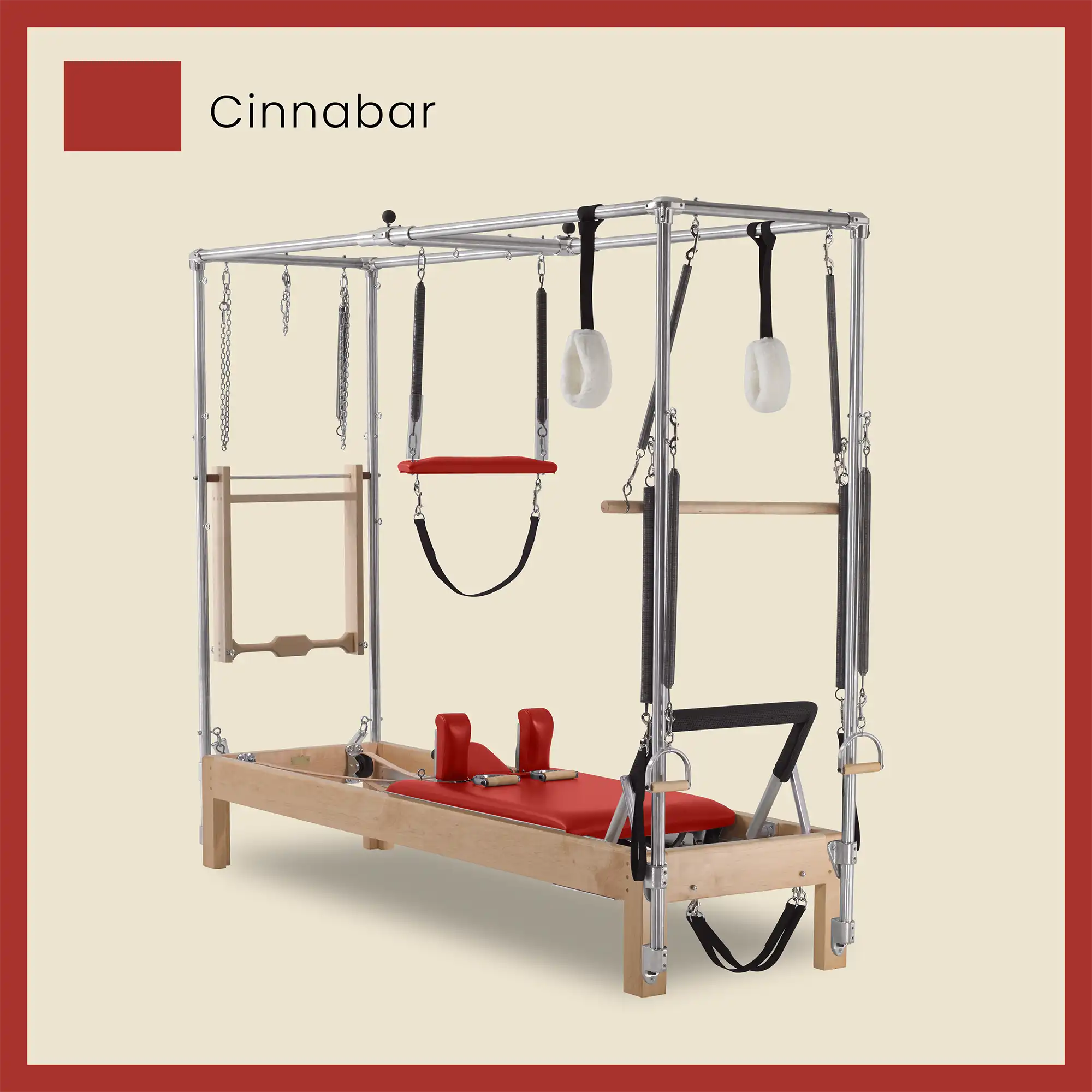 89" Instant Full Cadillac Conversion with Insert Bed Designer Wood Universal Pilates Reformer