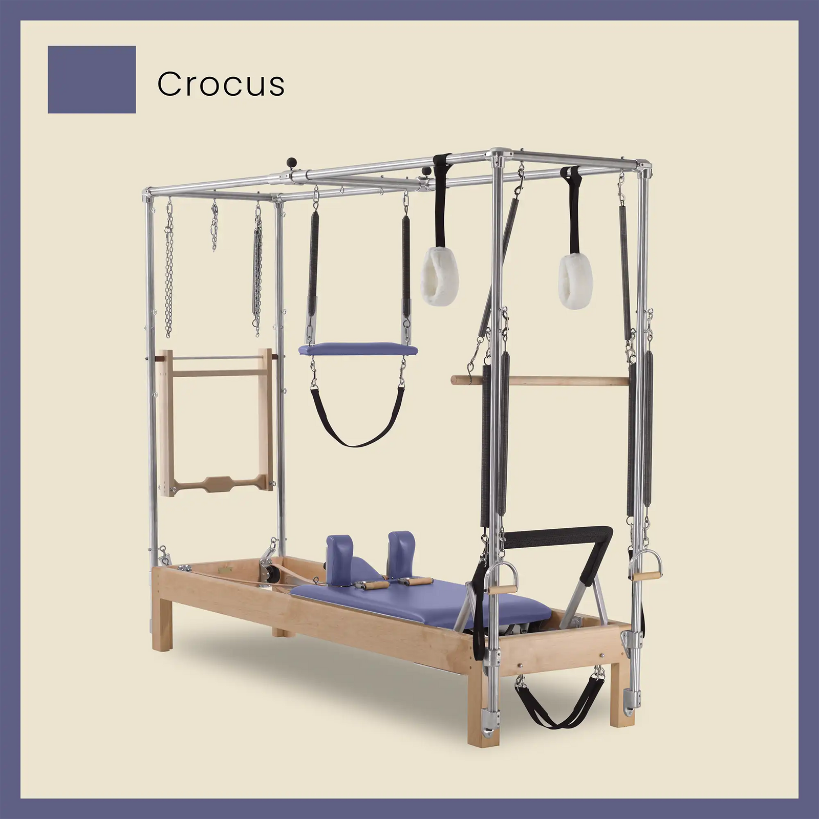 89" Instant Full Cadillac Conversion with Insert Bed Designer Wood Universal Pilates Reformer