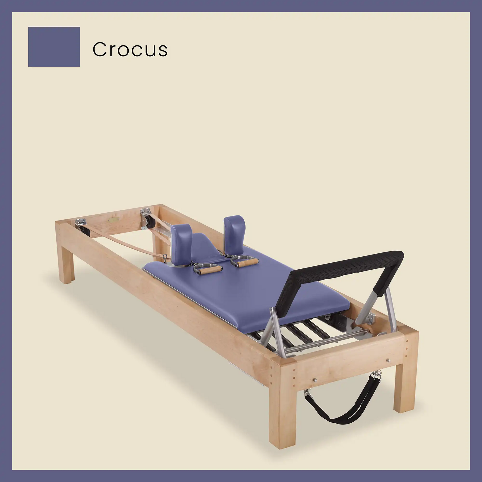 86" Designer Reformer Pilates Equipment In Maple Wood