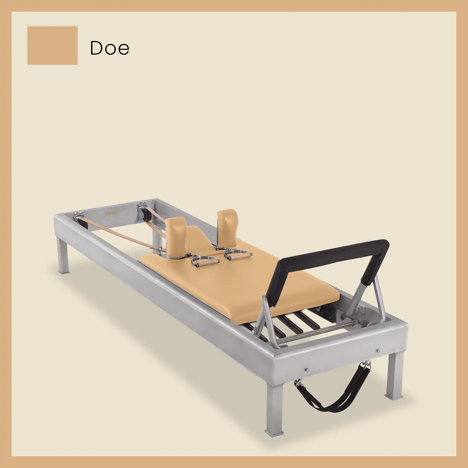 80" Classic Reformer Pilates Equipment In Aluminum