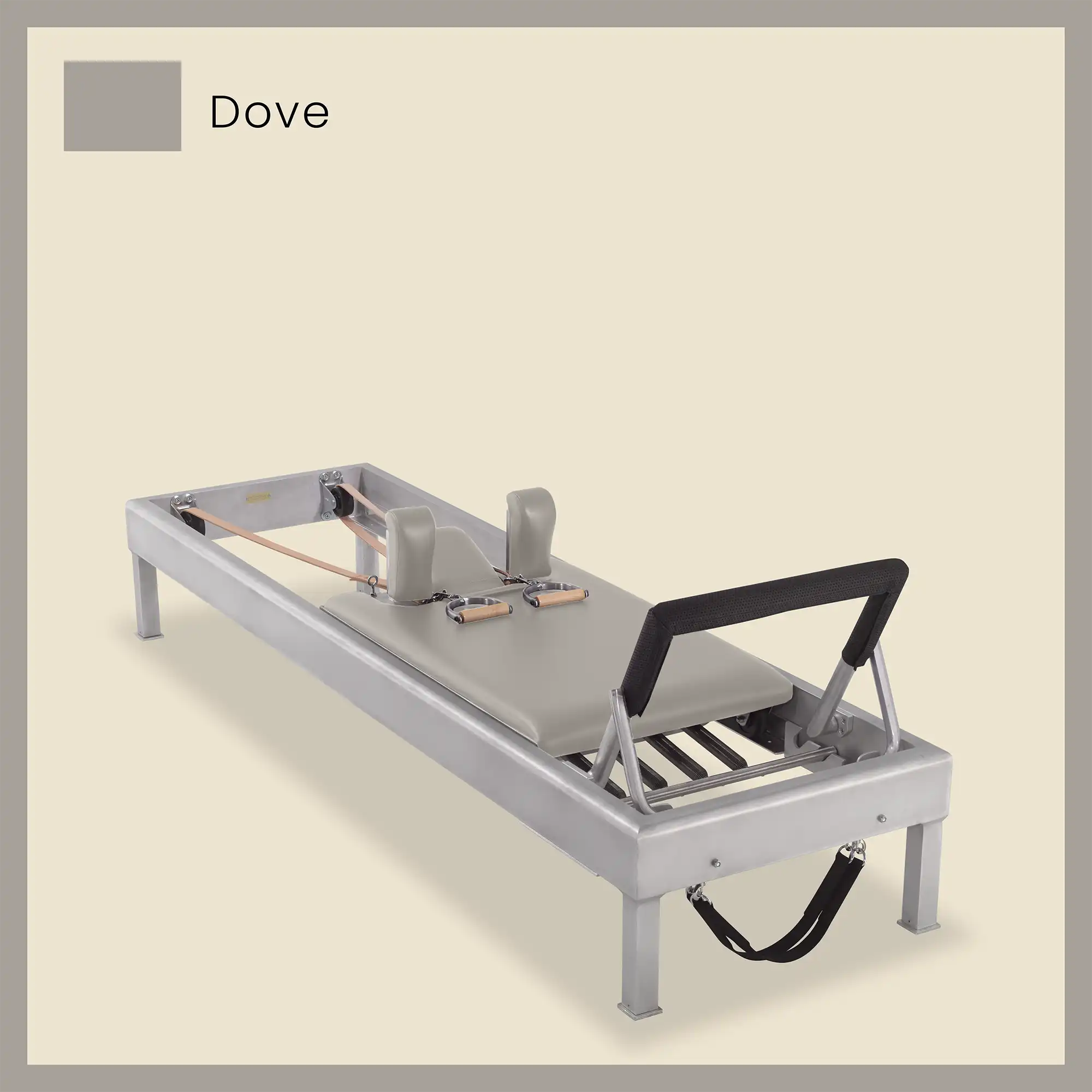 80" Classic Reformer Pilates Equipment In Aluminum