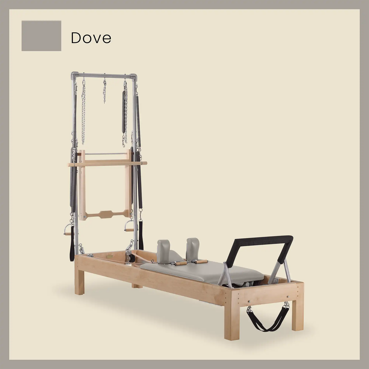 86&quot; Instant Half Cadillac Conversion with Insert Bed Designer Wood Universal Pilates Reformer