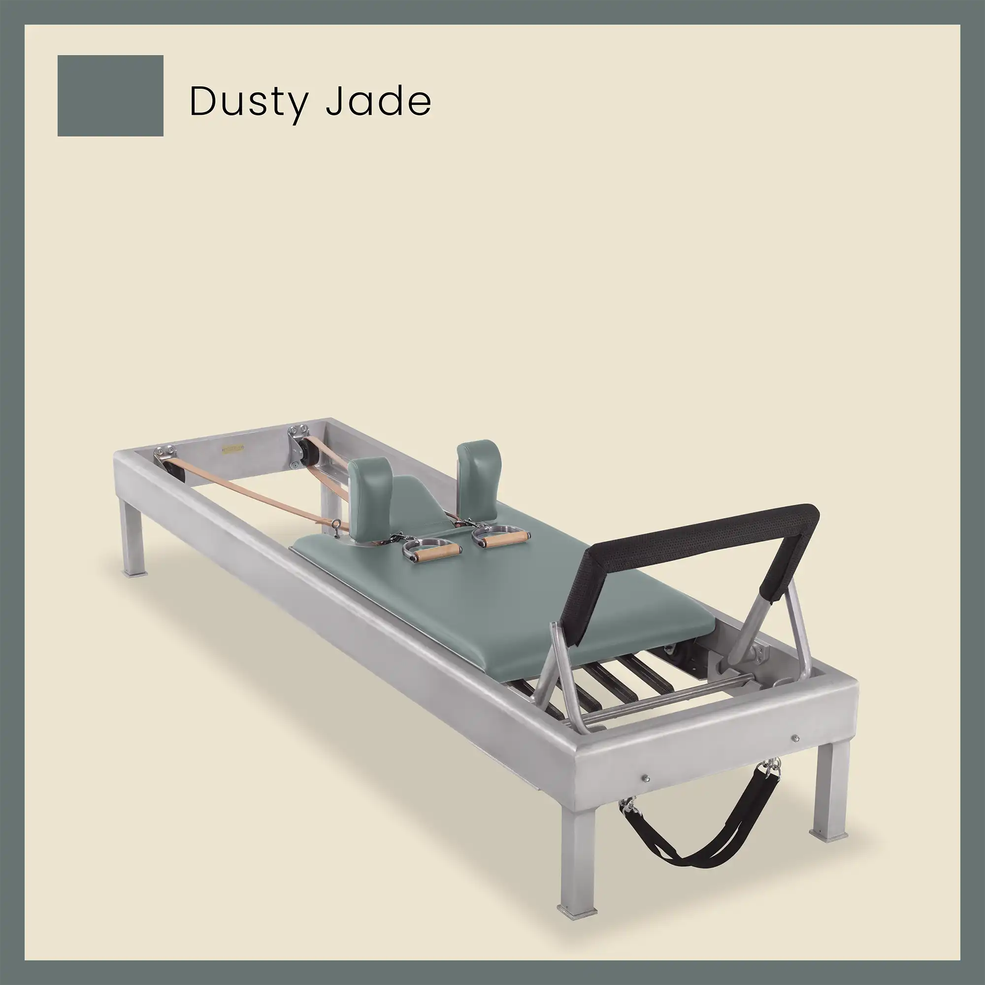 80" Classic Reformer Pilates Equipment In Aluminum