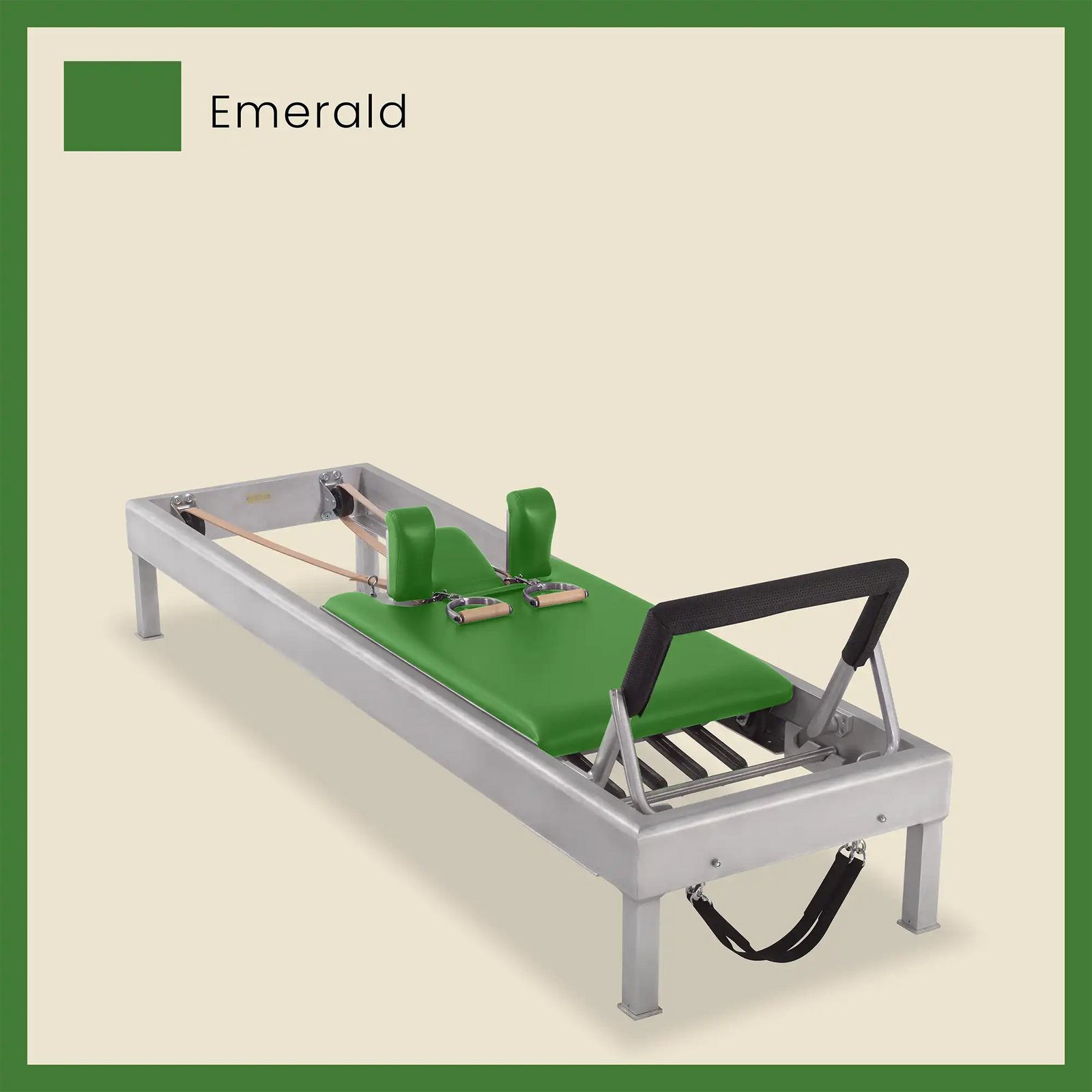 80" Classic Reformer Pilates Equipment In Aluminum