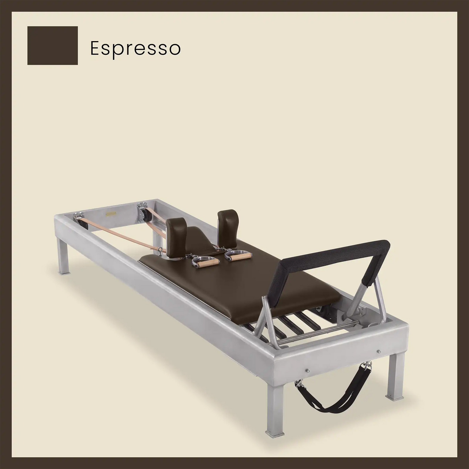 86" Classic Reformer Pilates Equipment In Aluminum