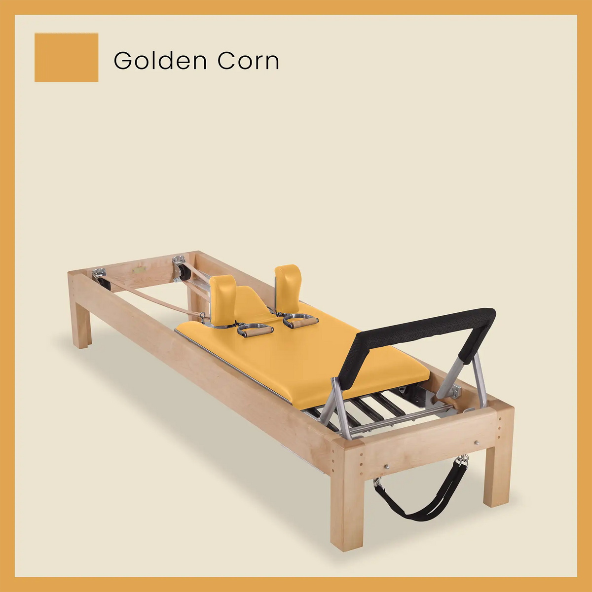 89&quot; Designer Reformer Pilates Equipment In Maple Wood